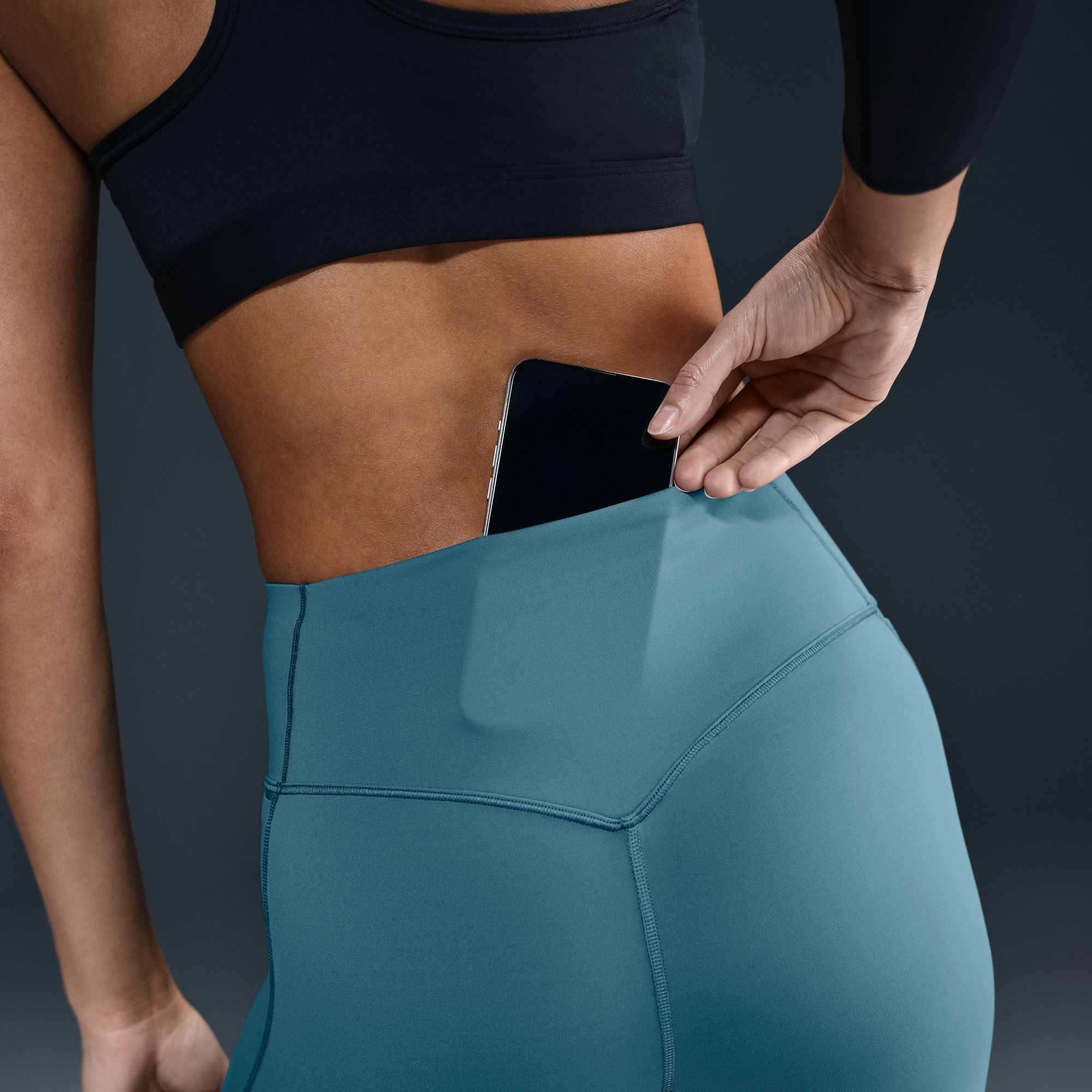 Nike Women's Universa Medium-Support High-Waisted 7/8 Leggings product image