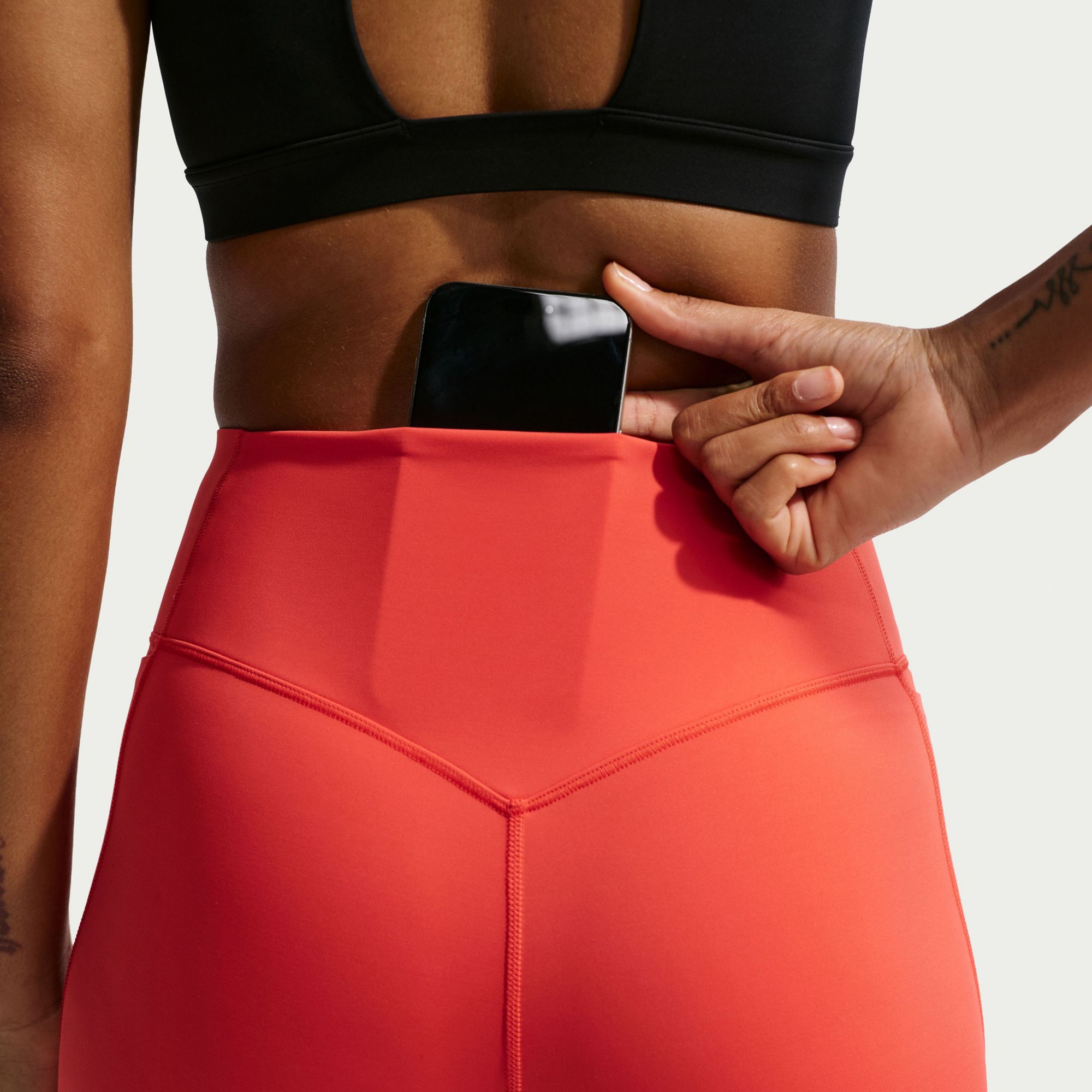 Nike Universa Women's High-Waisted 7/8 Leggings with No Front Seam product image