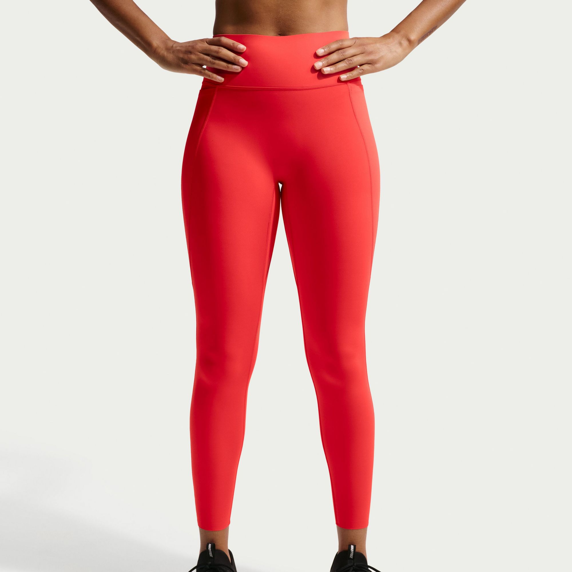 Nike Universa Women's High-Waisted 7/8 Leggings with No Front Seam product image