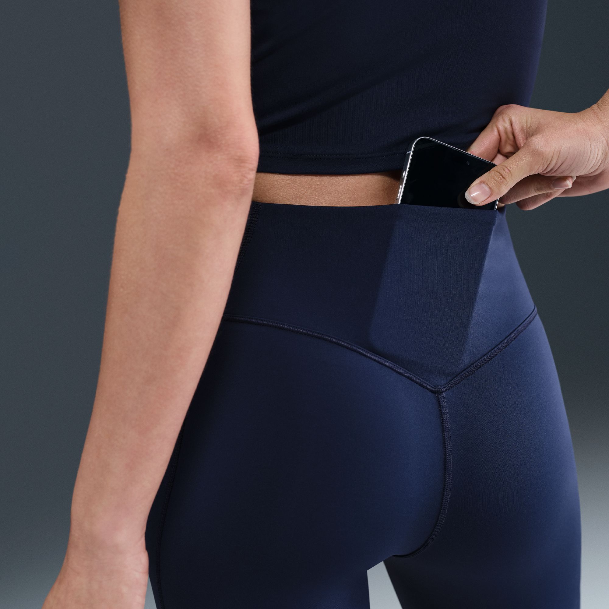 Nike Women's Universa Medium-Support High-Waisted 7/8 Leggings product image