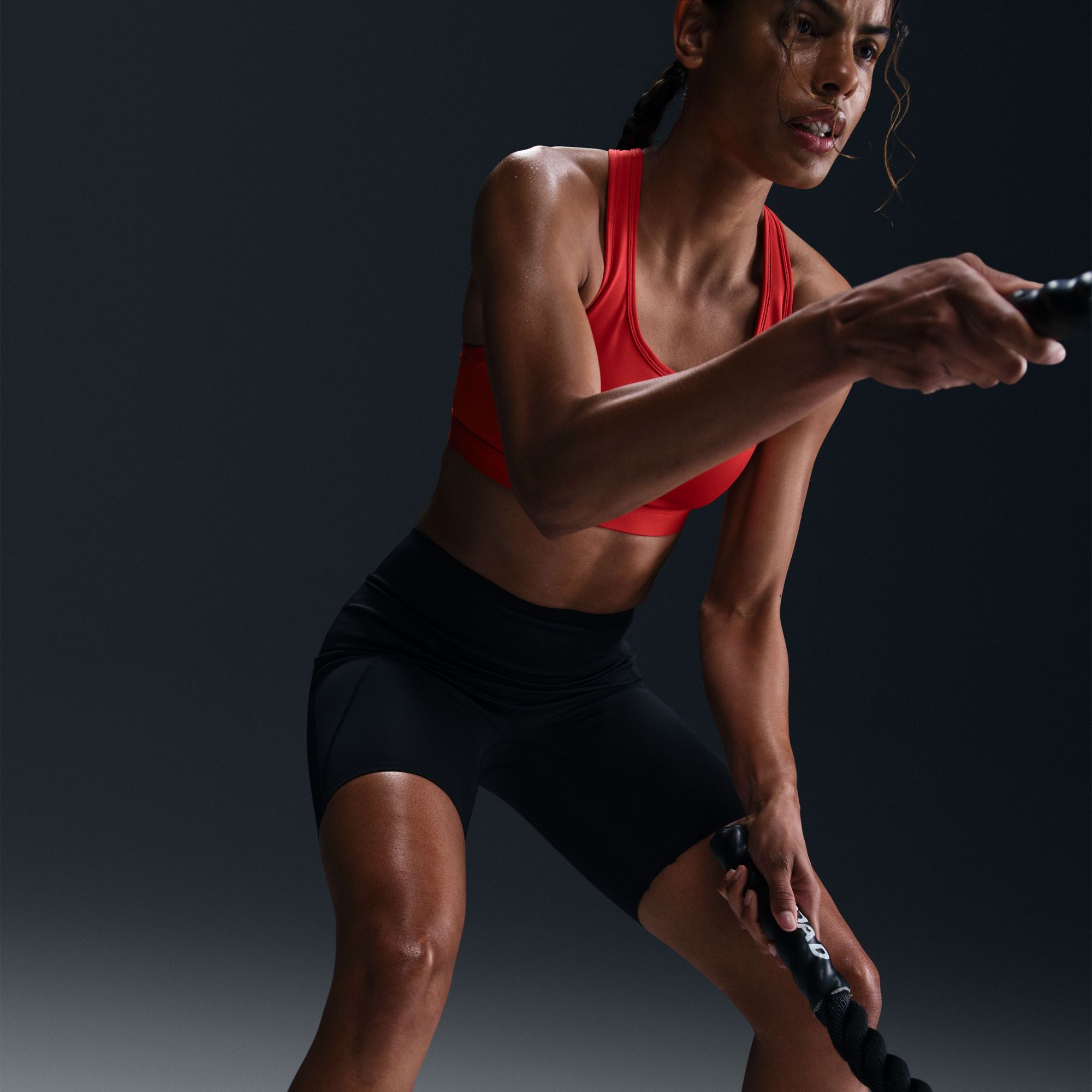 Nike Women's Universa Medium-Support High-Waisted 8" Biker Shorts product image