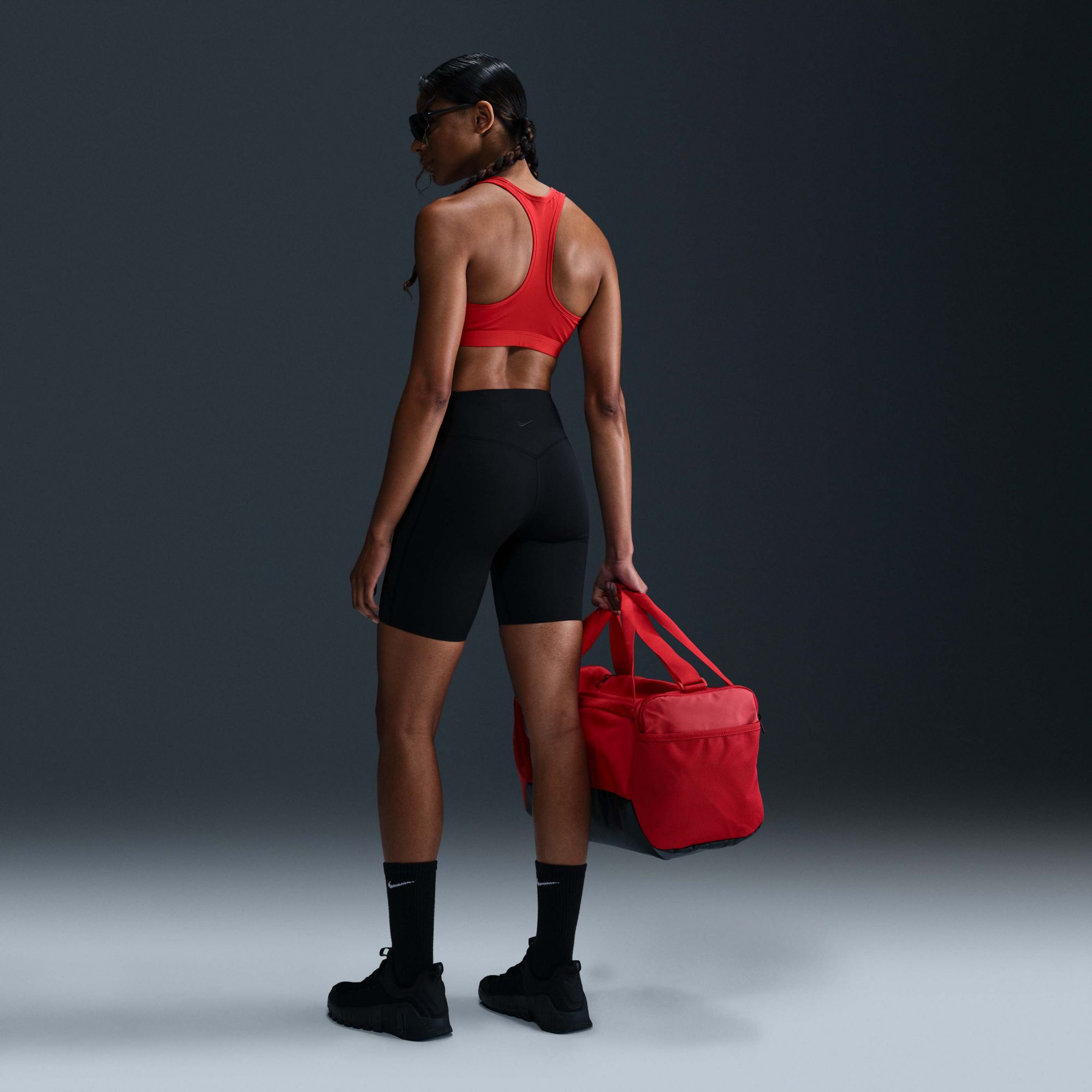 Nike Women's Universa Medium-Support High-Waisted 8" Biker Shorts product image