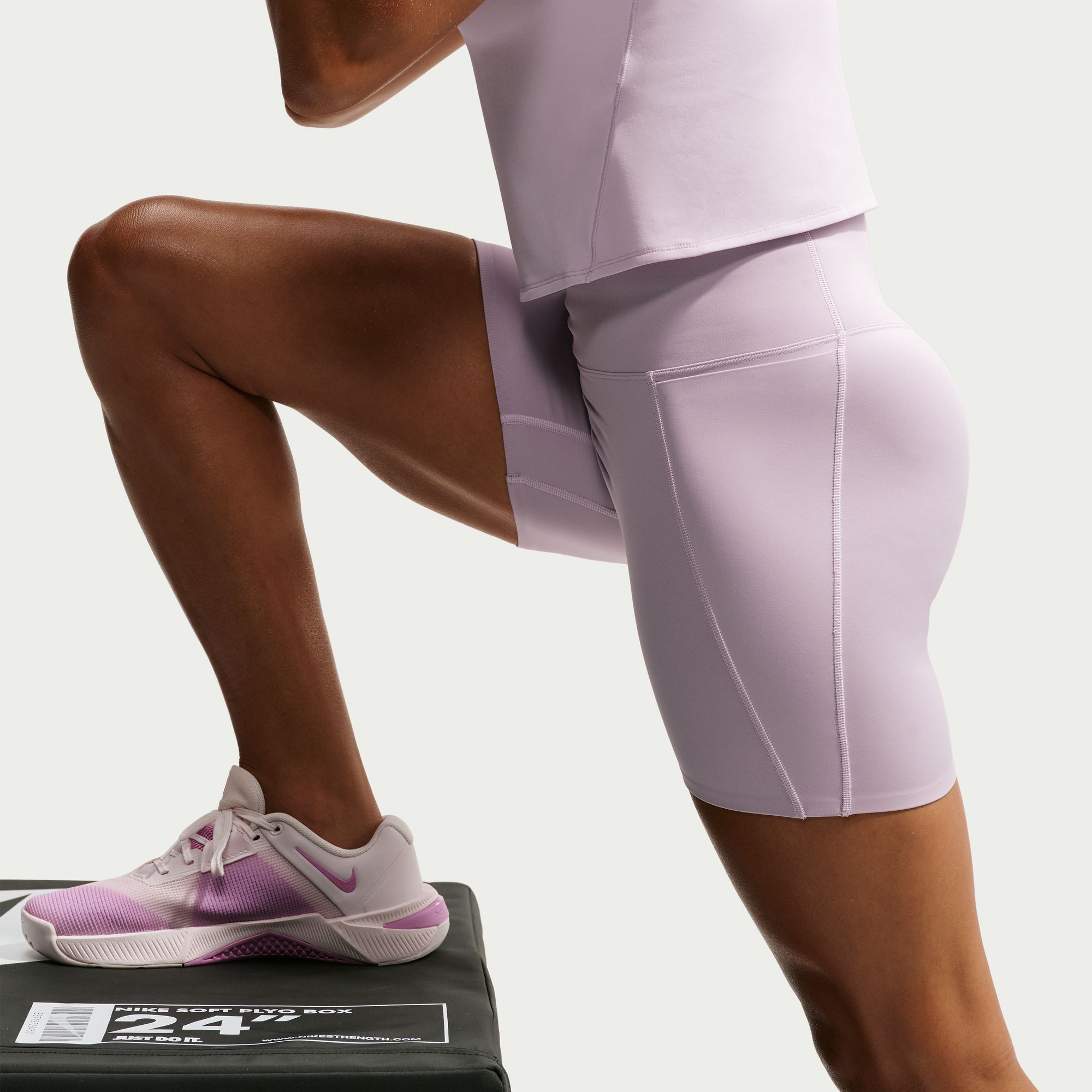Nike Women's Universa Medium-Support High-Waisted 5" Biker Shorts product image