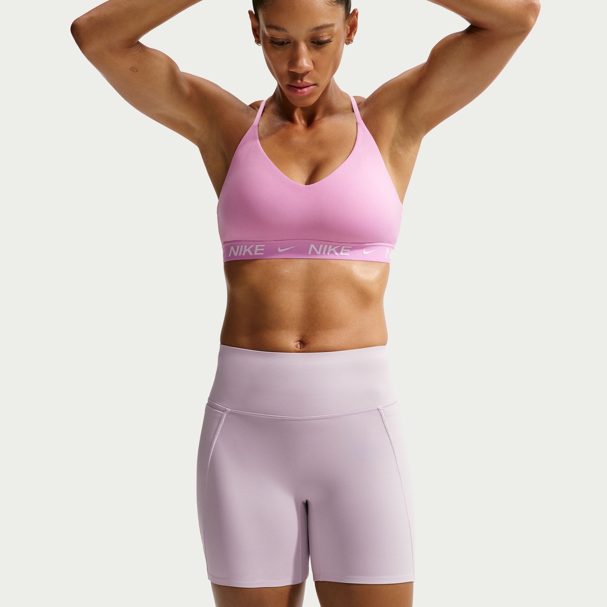 Nike Women's Universa Medium-Support High-Waisted 5" Biker Shorts product image