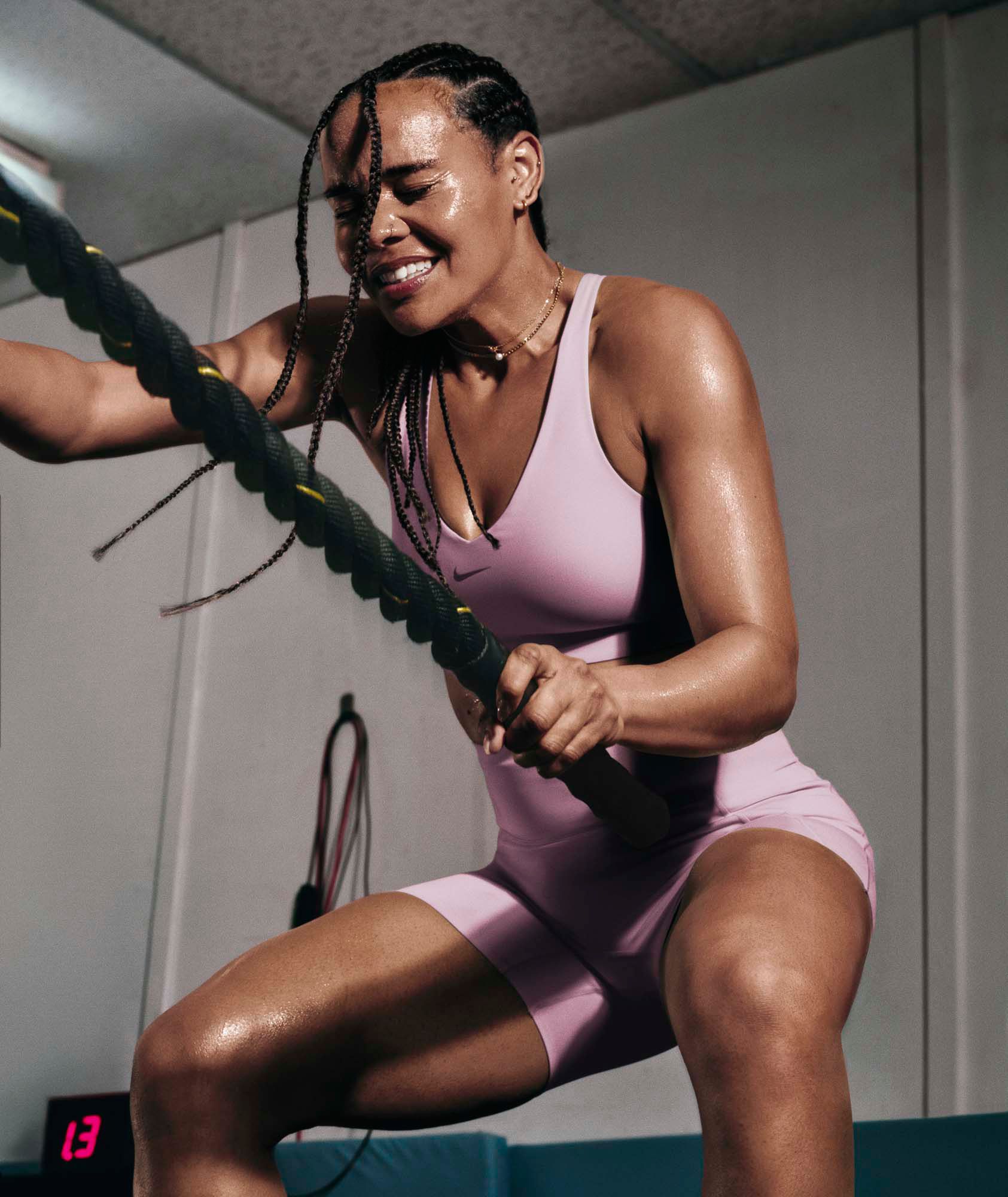 Nike Women's Universa Medium-Support High-Waisted 5" Biker Shorts product image