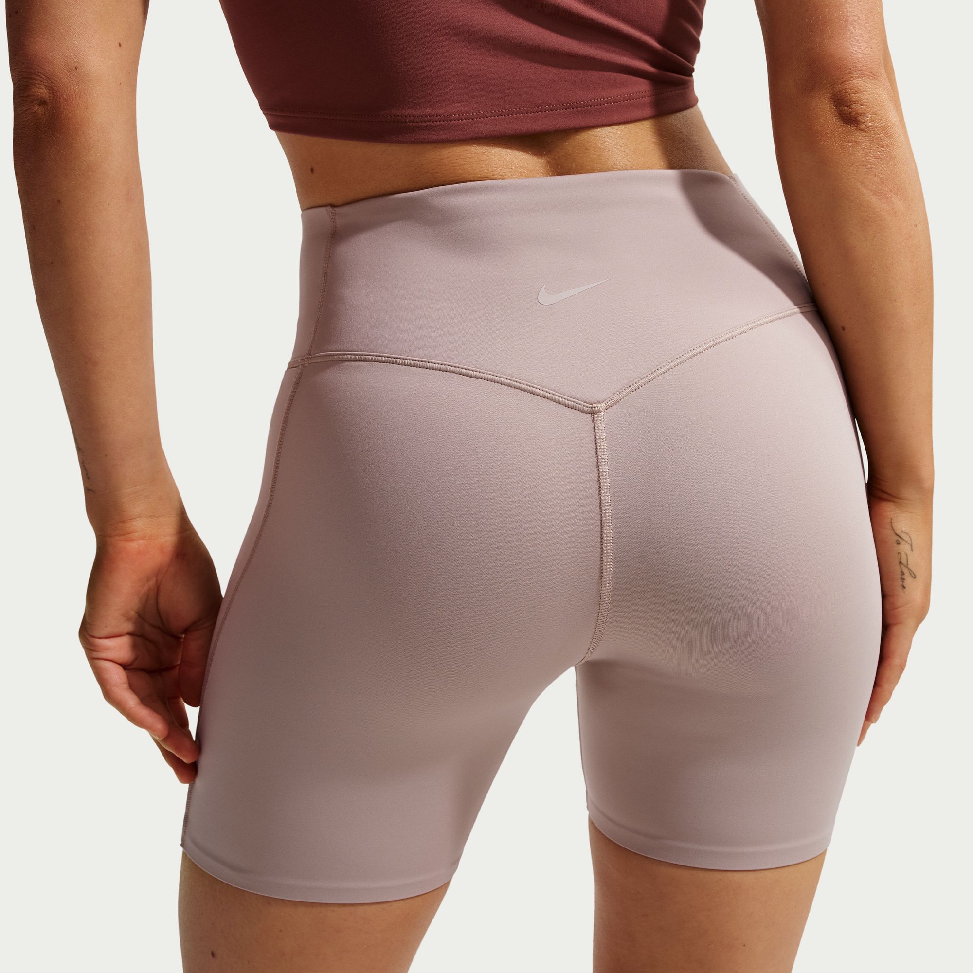 Nike Women's Universa Medium-Support High-Waisted 5" Biker Shorts product image