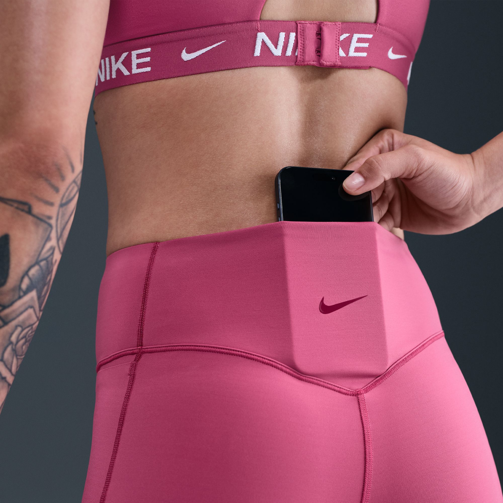 Nike Women's Universa Medium-Support High-Waisted 5" Biker Shorts product image