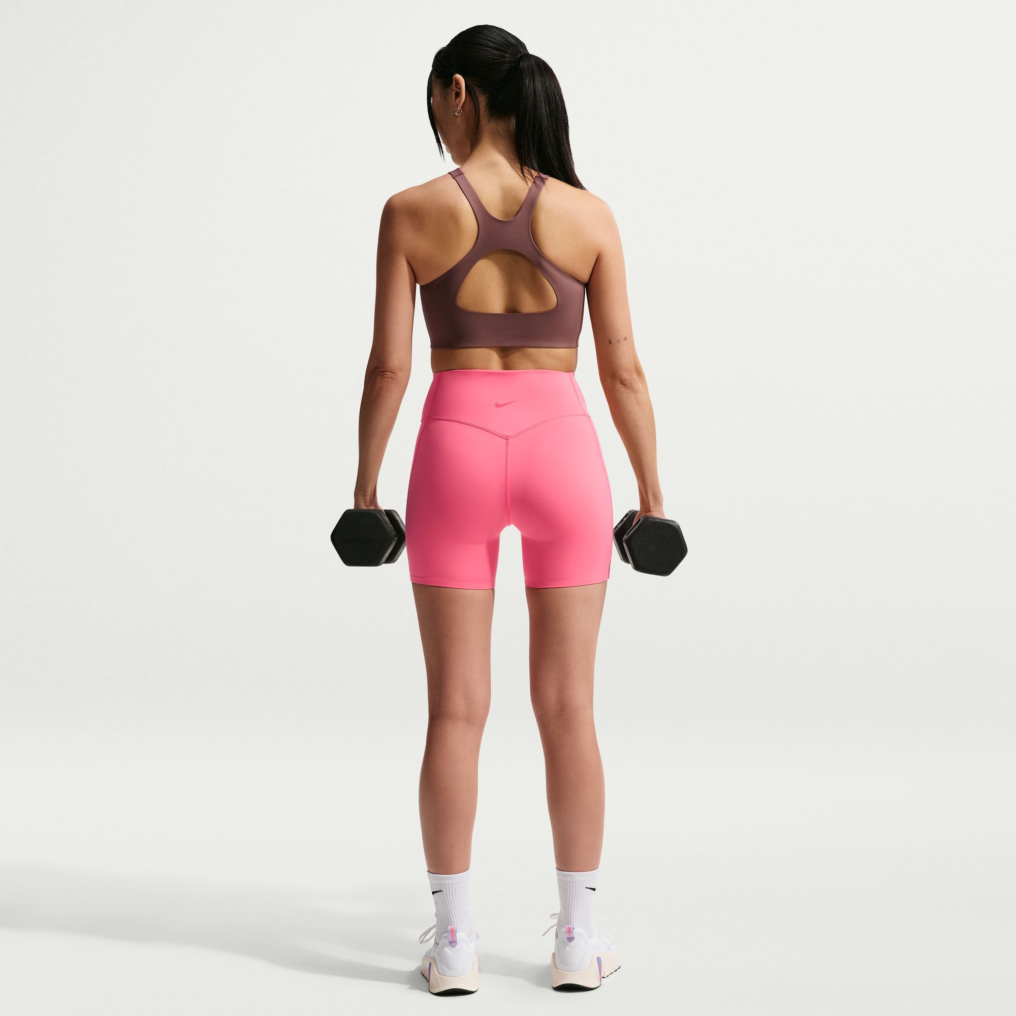 Nike Women's Universa Medium-Support High-Waisted 5" Biker Shorts product image