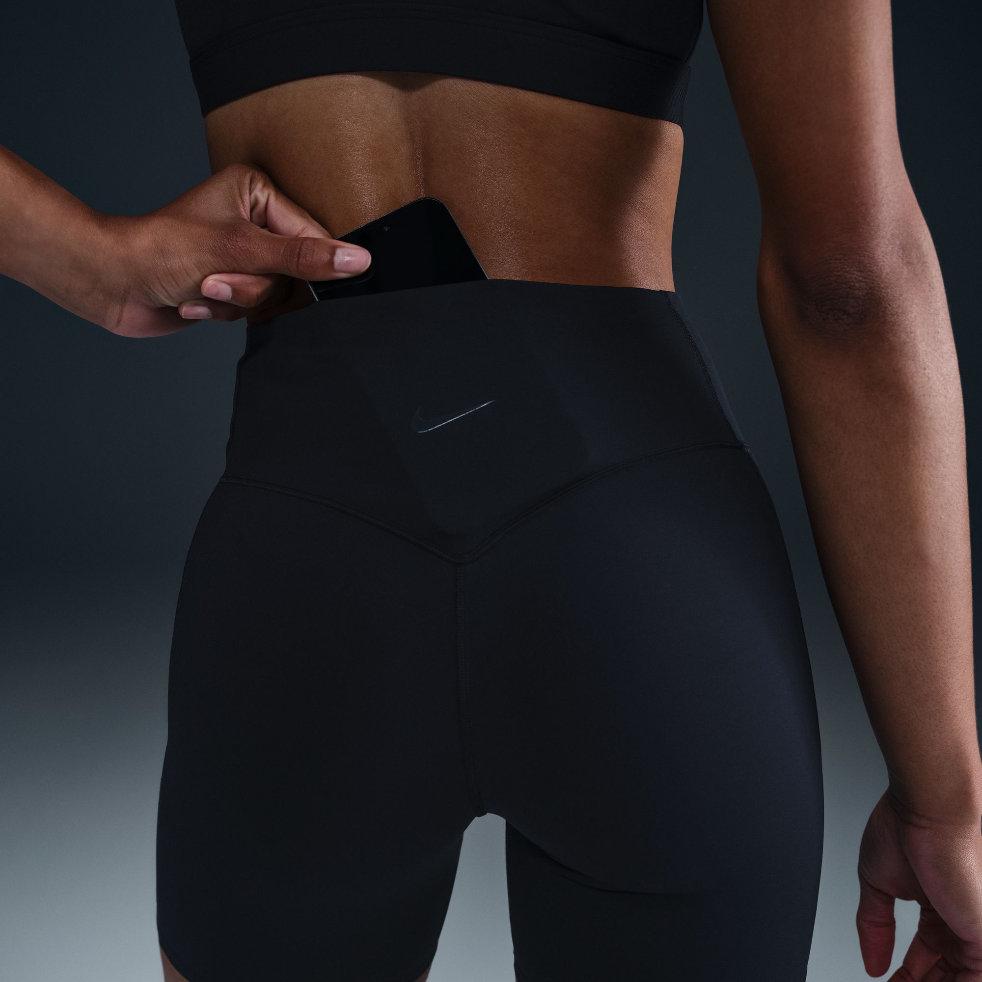 Nike Women's Universa Medium-Support High-Waisted 5" Biker Shorts product image