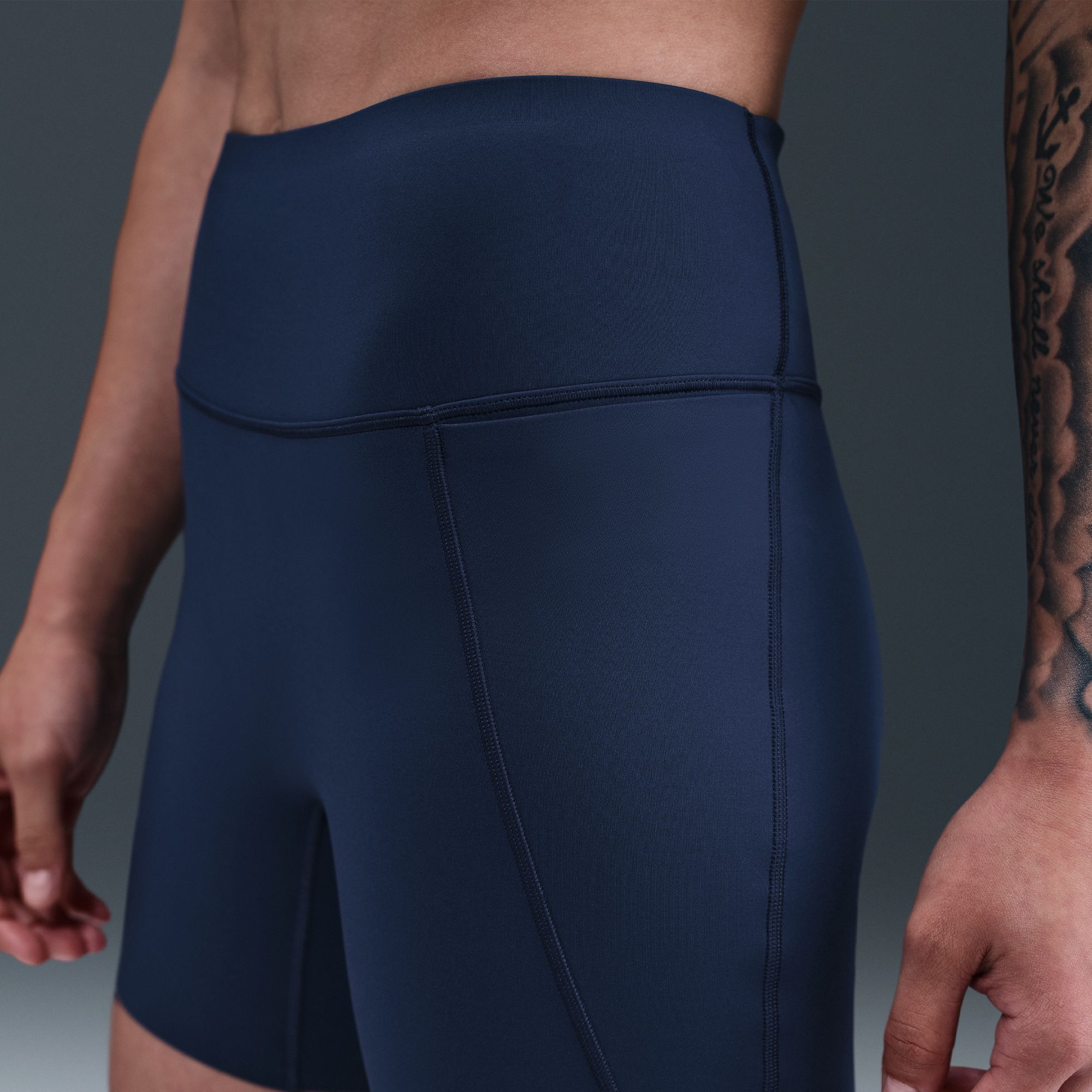 Nike Women's Universa Medium-Support High-Waisted 5" Biker Shorts product image