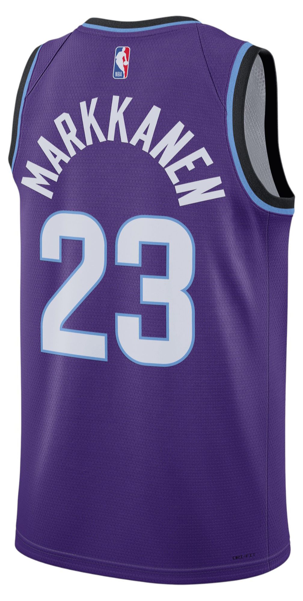 Nike Adult Utah Jazz Lauri Markkanen #23 Purple Swingman Icon Jersey product image