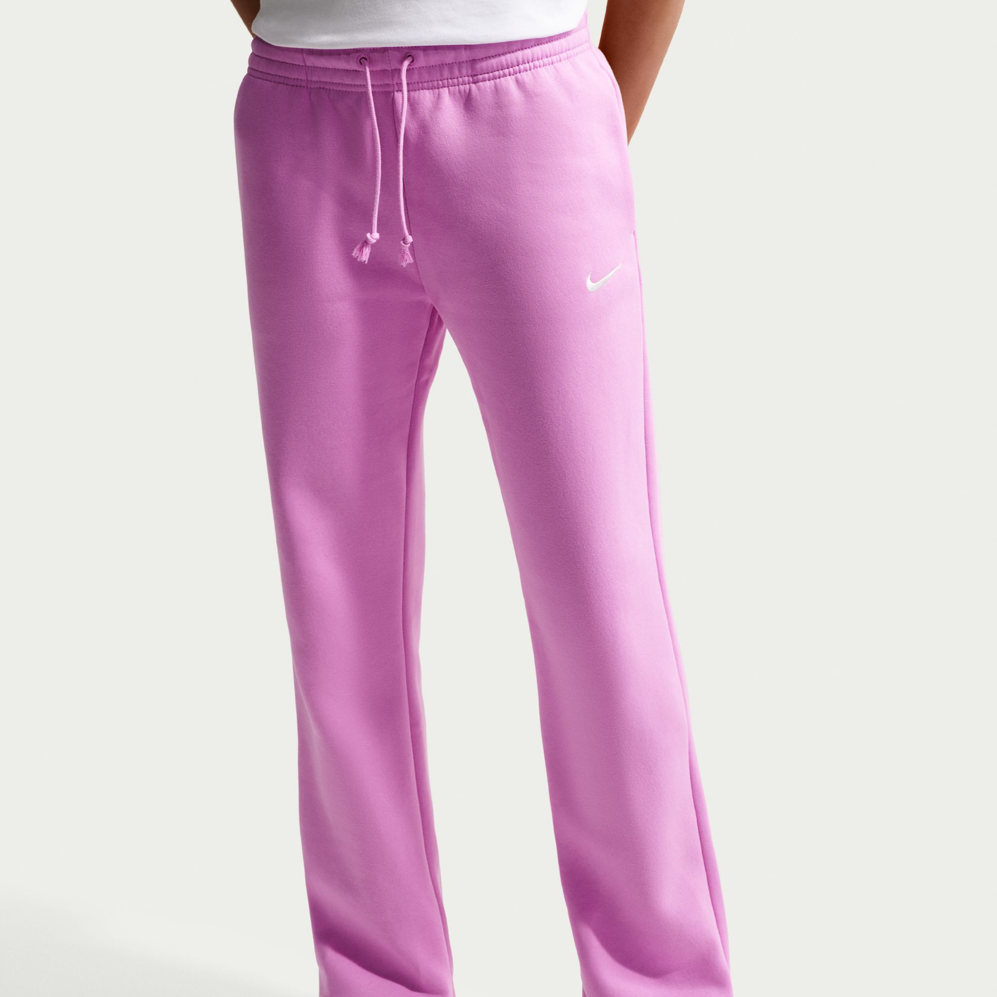 Nike Women's Sportswear Phoenix Fleece Mid-Rise Open-Hem Pants product image