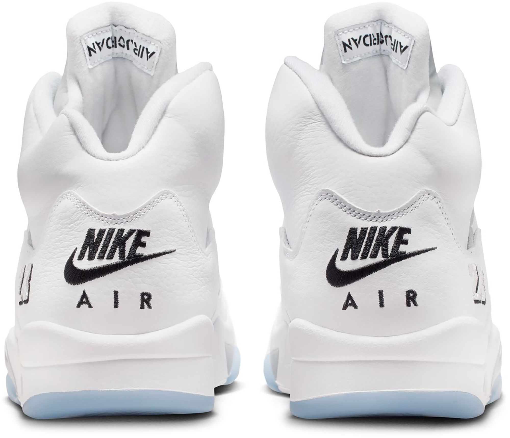 Air Jordan 5 Retro 'White and Metallic Silver' Basketball Shoes product image