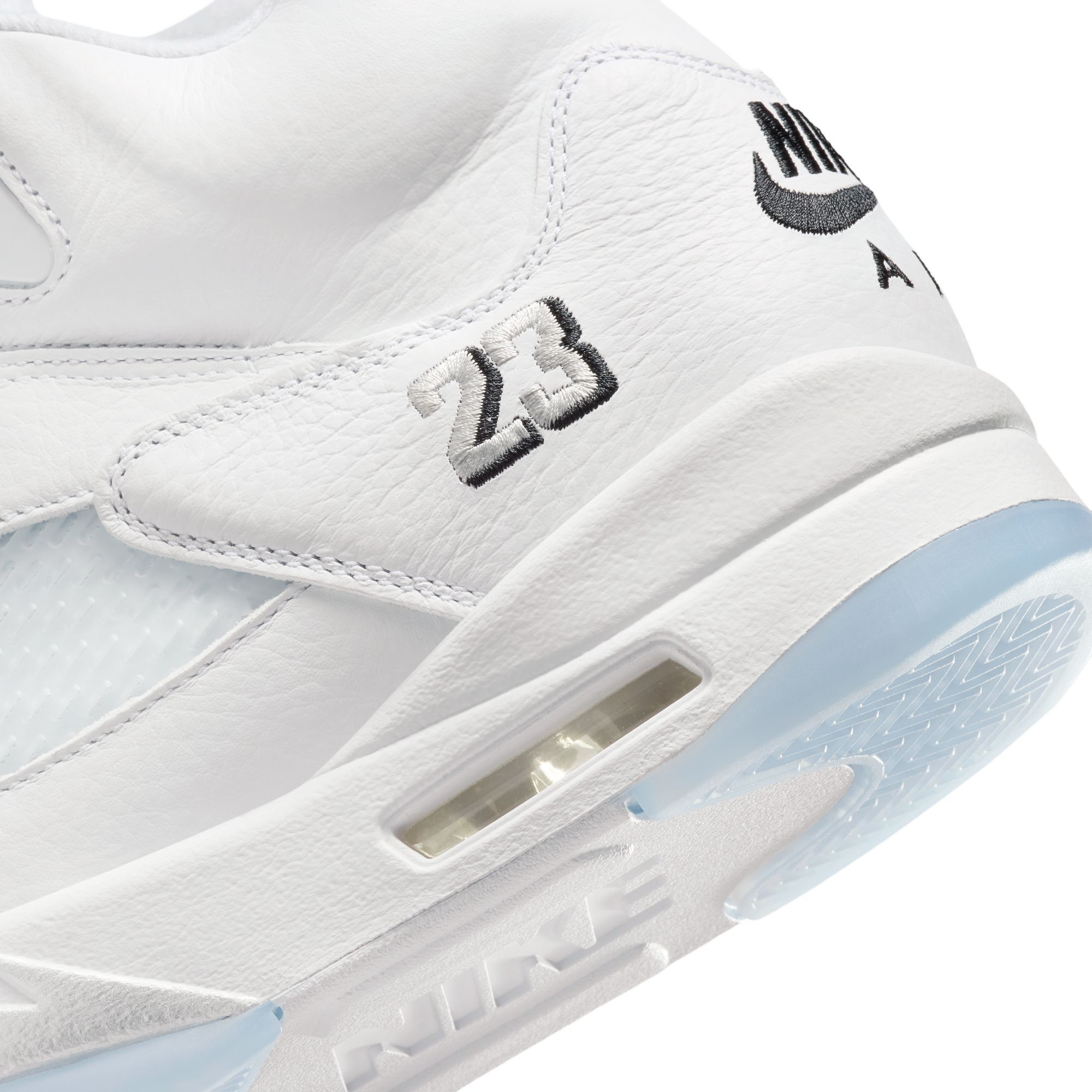 Air Jordan 5 Retro 'White and Metallic Silver' Basketball Shoes product image