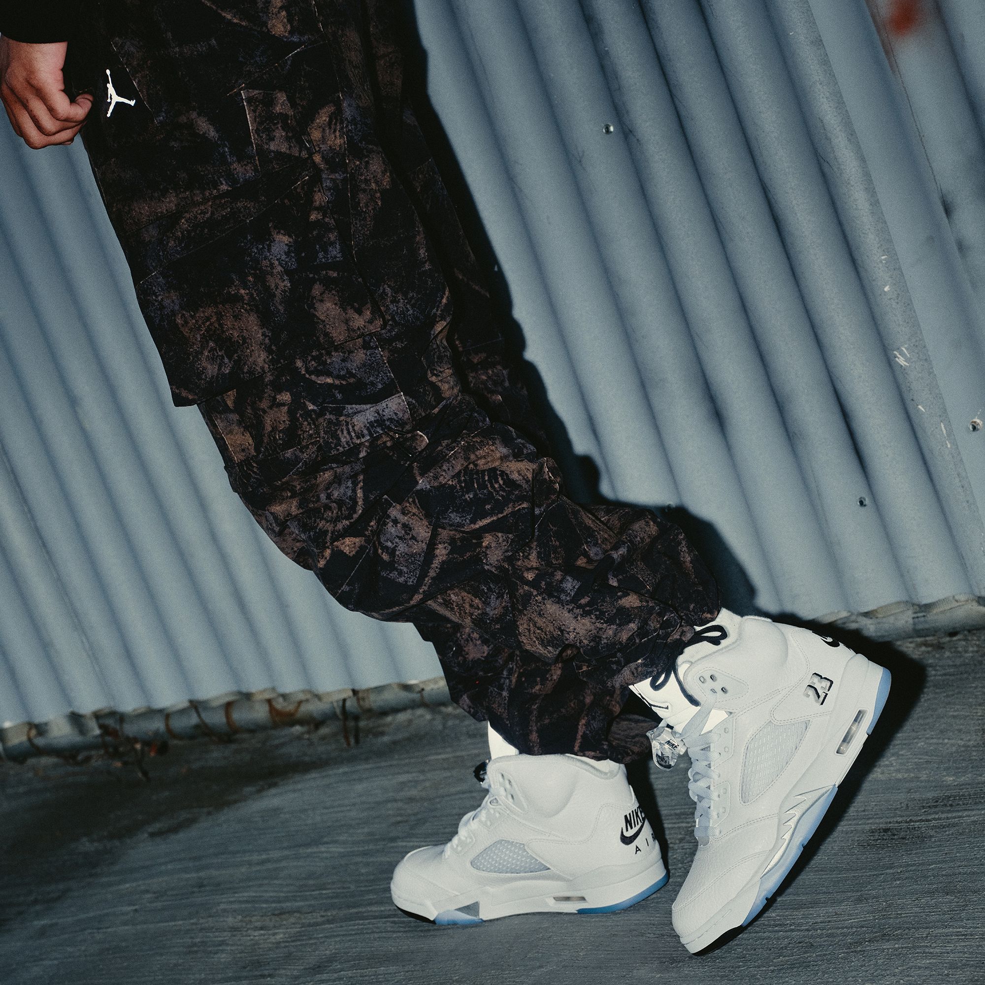 Air Jordan 5 Retro OG 'White and Metallic Silver' Basketball Shoes product image