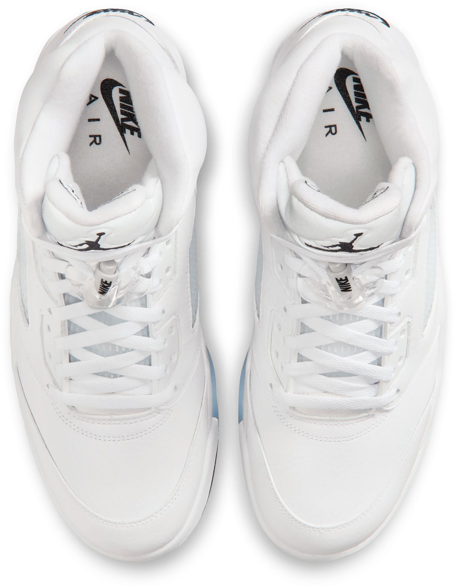 Air Jordan 5 Retro 'White and Metallic Silver' Basketball Shoes product image