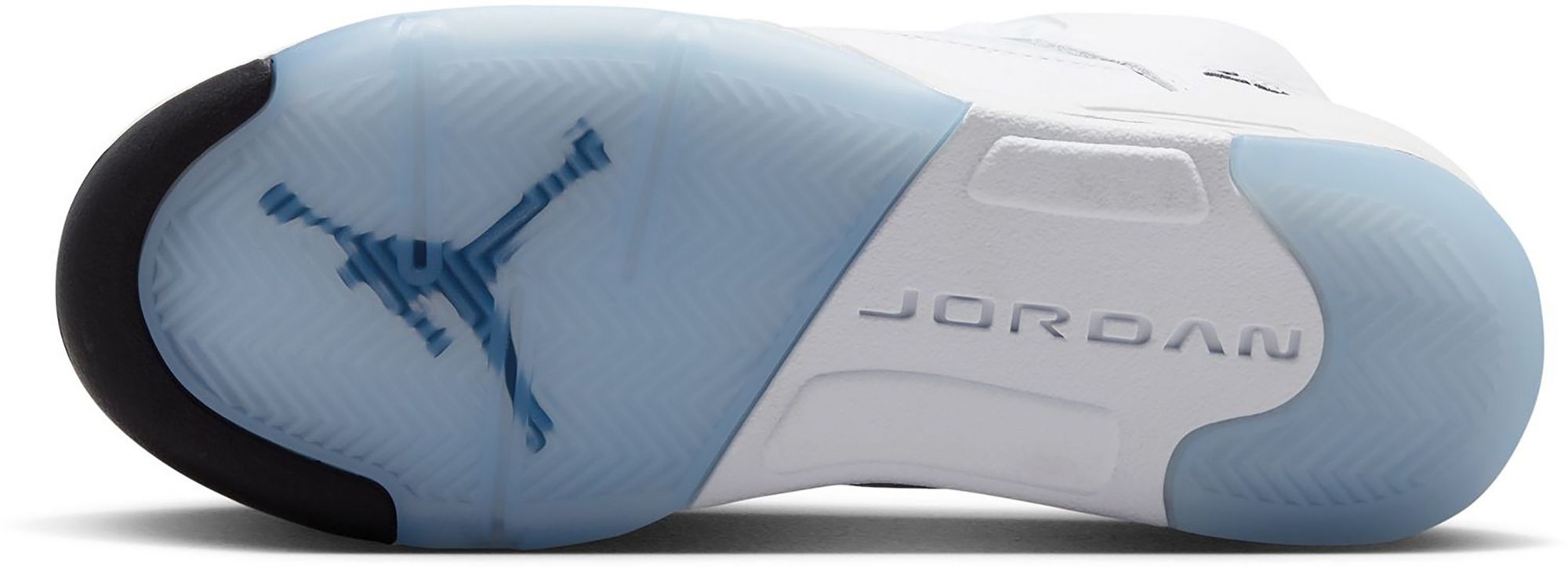 Air Jordan Kids' Grade School 5 Retro OG 'White and Metallic Silver' Basketball Shoes product image