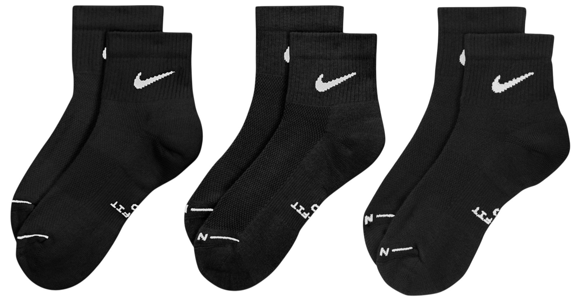 Nike Men's Everyday Elevated Ankle Golf Socks – 3 Pack product image