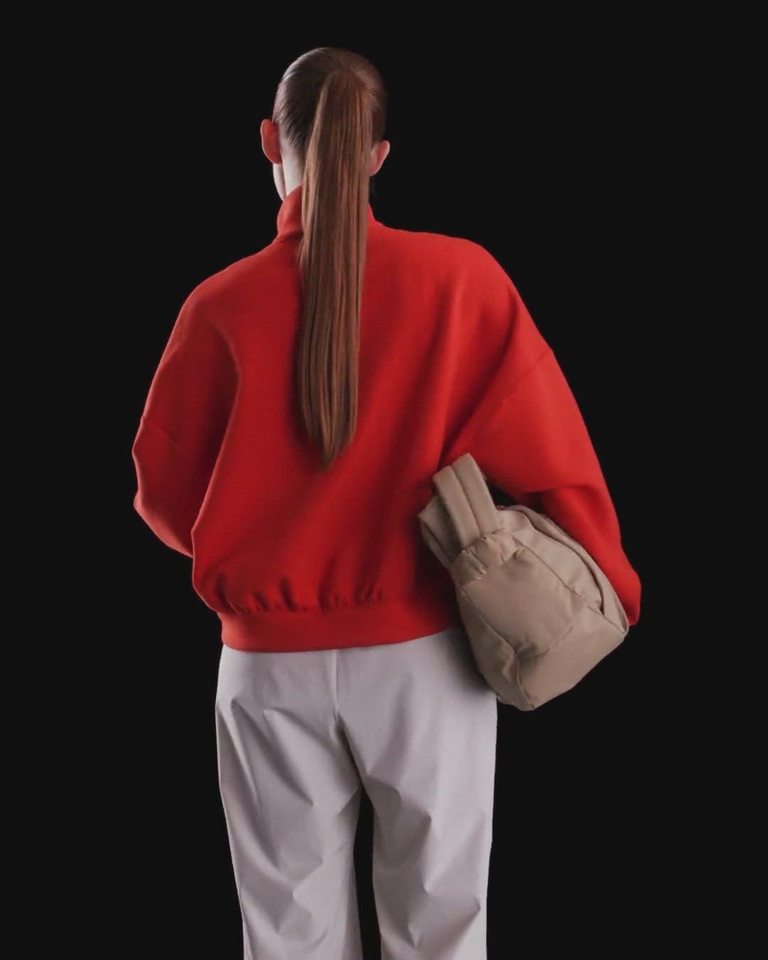 Nike Women's 24.7 ImpossiblySoft Oversized 1/2 Zip Sweatshirt product