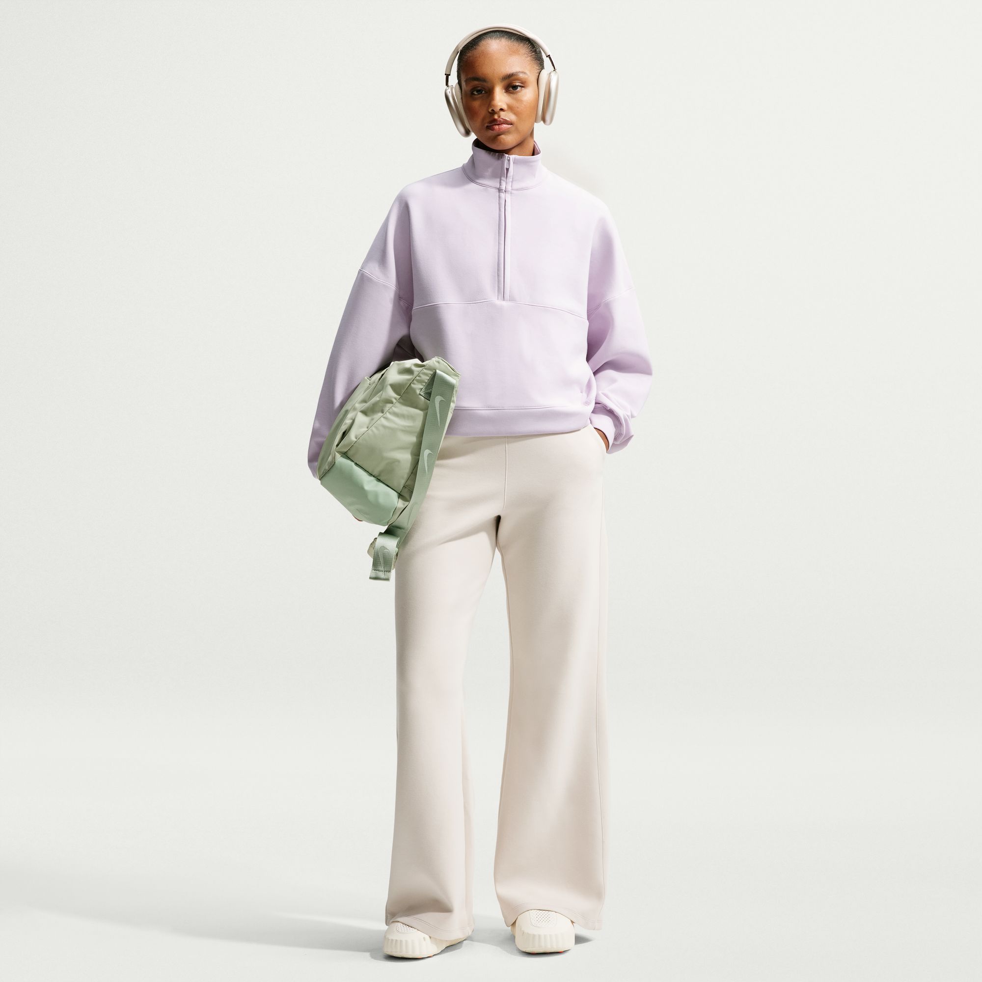 Nike Women's 24.7 ImpossiblySoft Oversized 1/2 Zip Sweatshirt product image