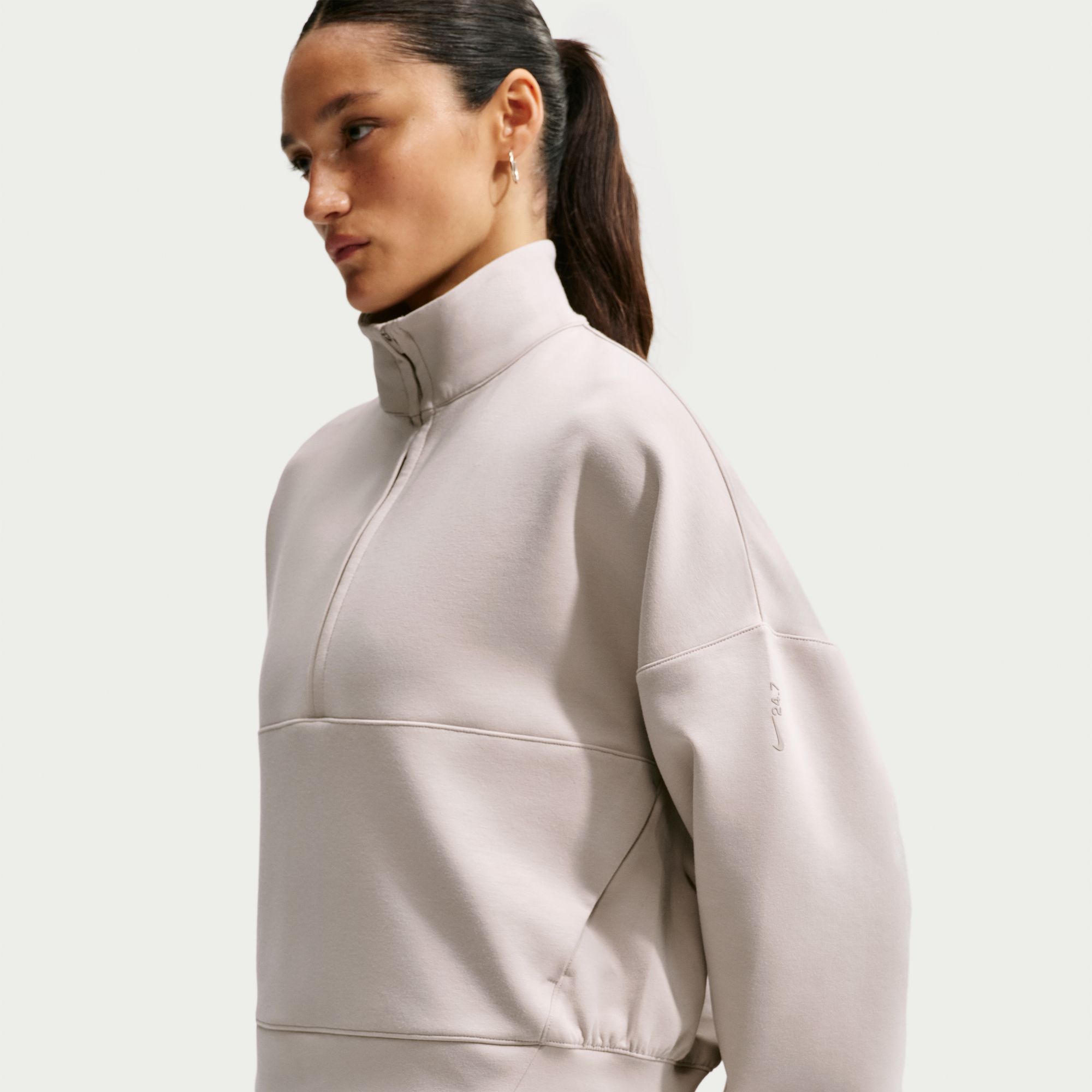 Nike Women's 24.7 ImpossiblySoft Oversized 1/2 Zip Sweatshirt product image
