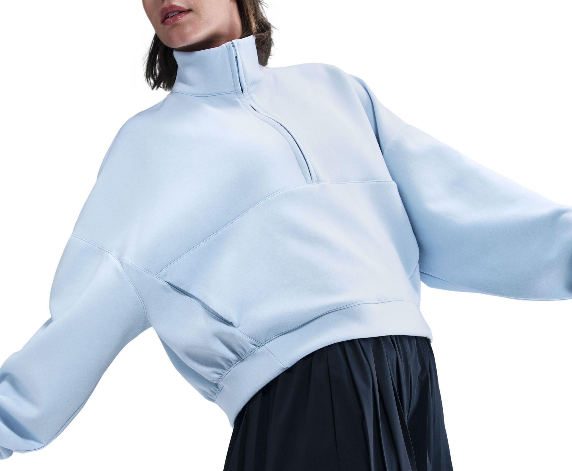Nike Women's 24.7 ImpossiblySoft Oversized 1/2 Zip Sweatshirt product image