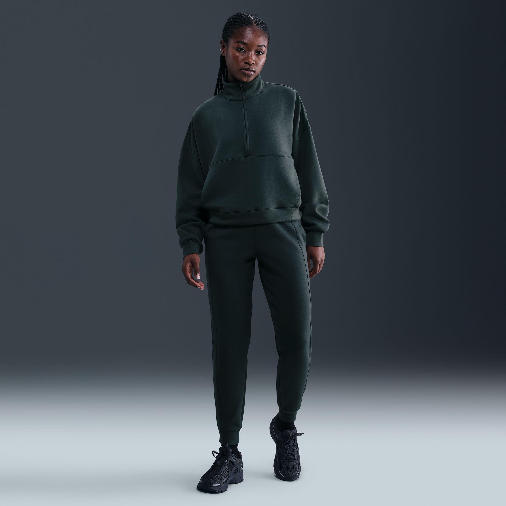 Nike Women's 24.7 ImpossiblySoft Oversized 1/2 Zip Sweatshirt product image