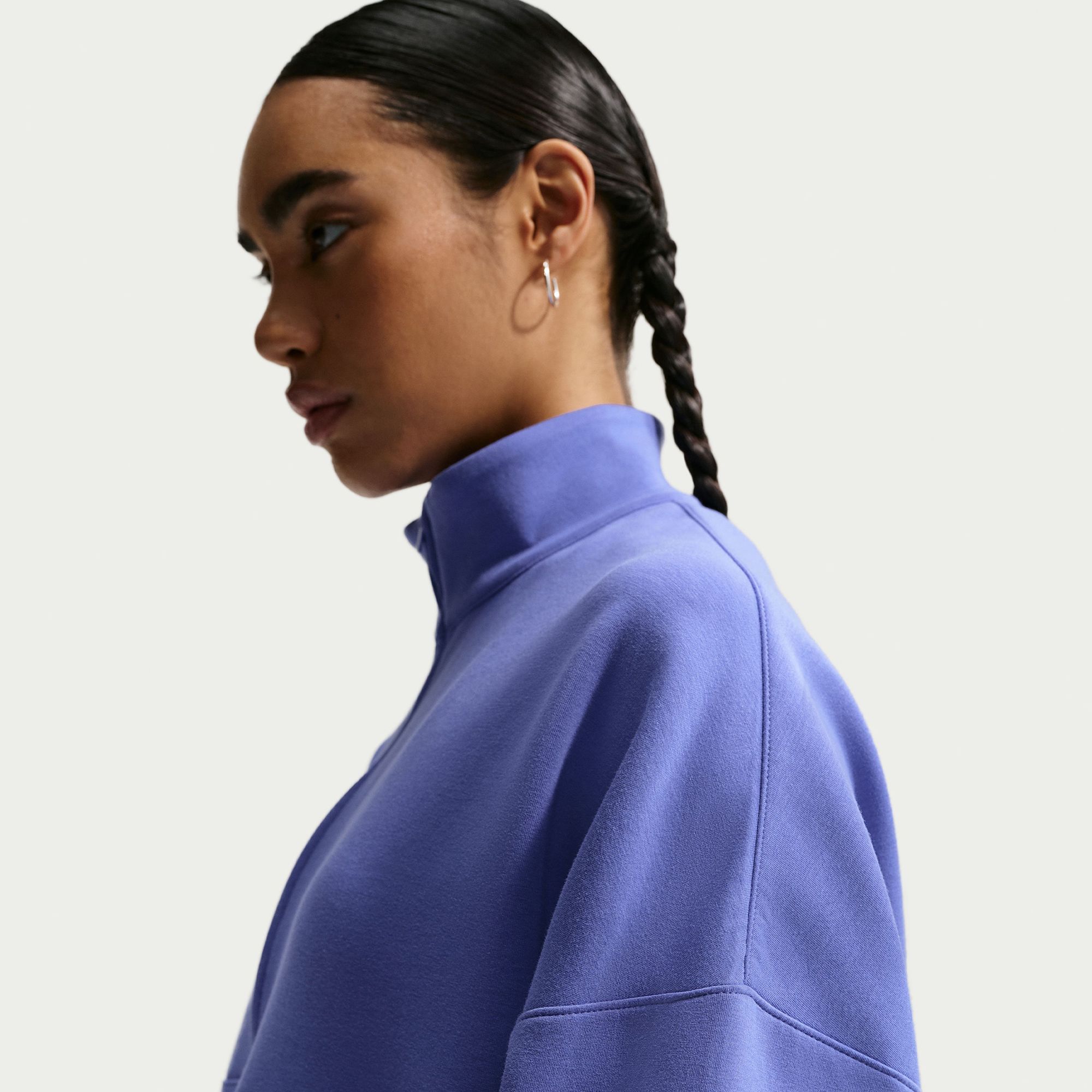 Nike Women's 24.7 ImpossiblySoft Oversized 1/2 Zip Sweatshirt product image