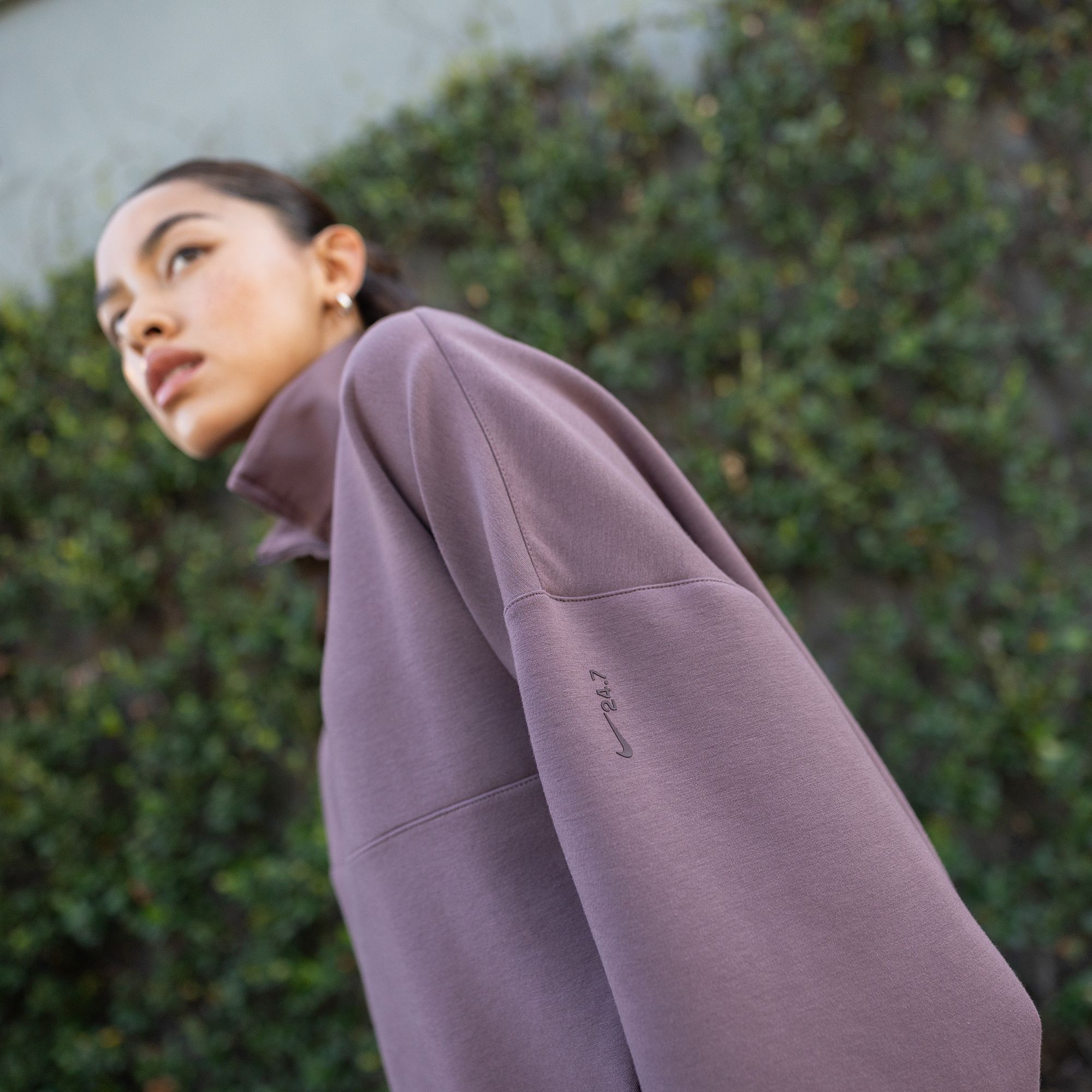 Nike Women's 24.7 ImpossiblySoft Oversized 1/2 Zip Sweatshirt product image