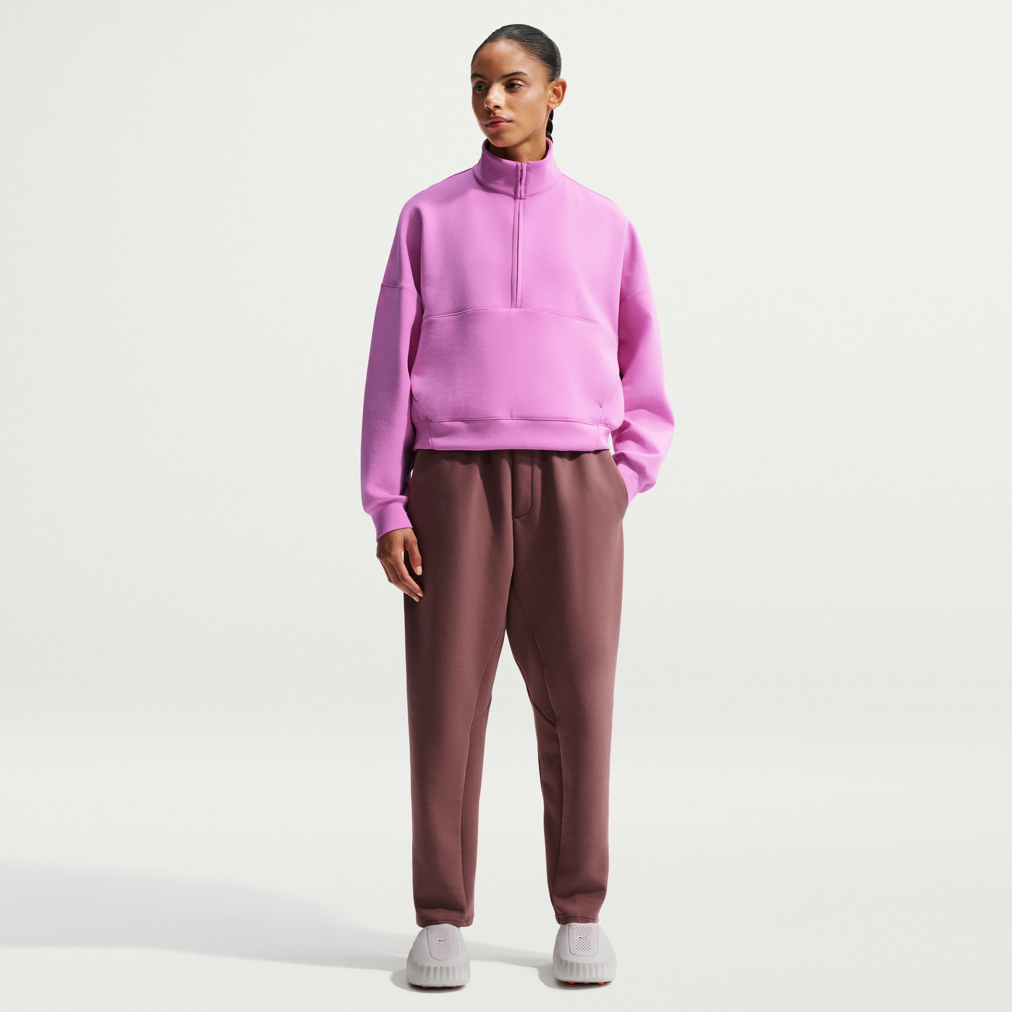 Nike Women's 24.7 ImpossiblySoft Oversized 1/2 Zip Sweatshirt product image