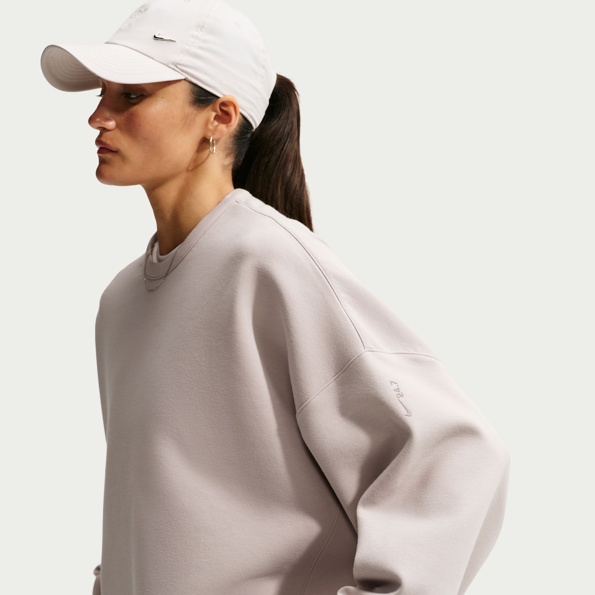 Nike Women's 24.7 ImpossiblySoft Oversized Crewneck Sweatshirt product image