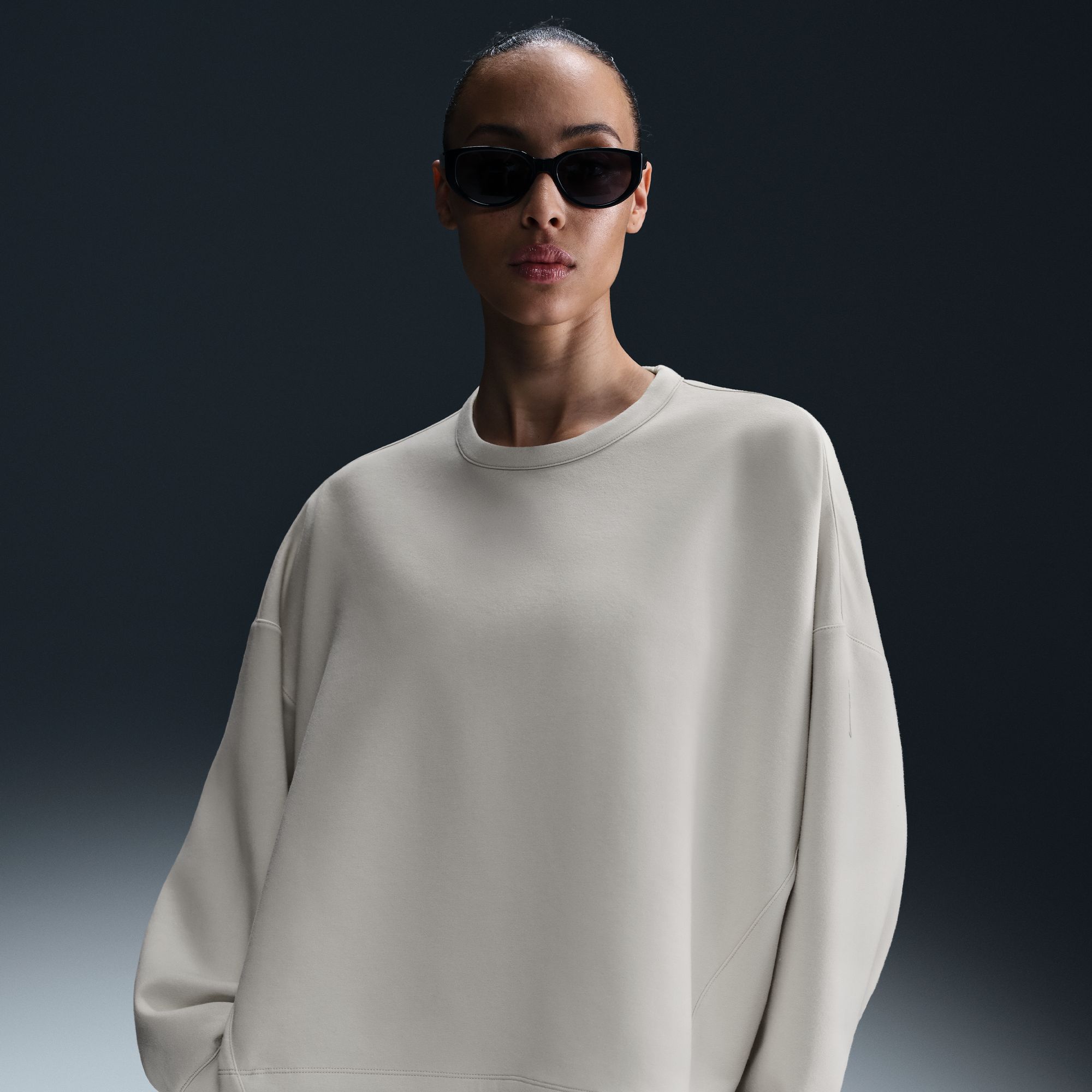 Nike Women's 24.7 ImpossiblySoft Oversized Crewneck Sweatshirt product image