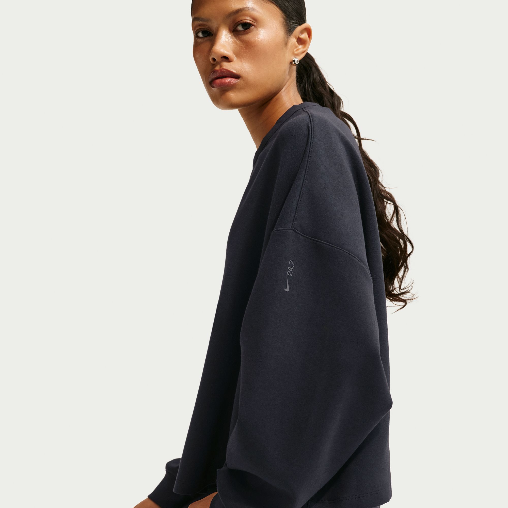 Nike Women's 24.7 ImpossiblySoft Oversized Crewneck Sweatshirt product image