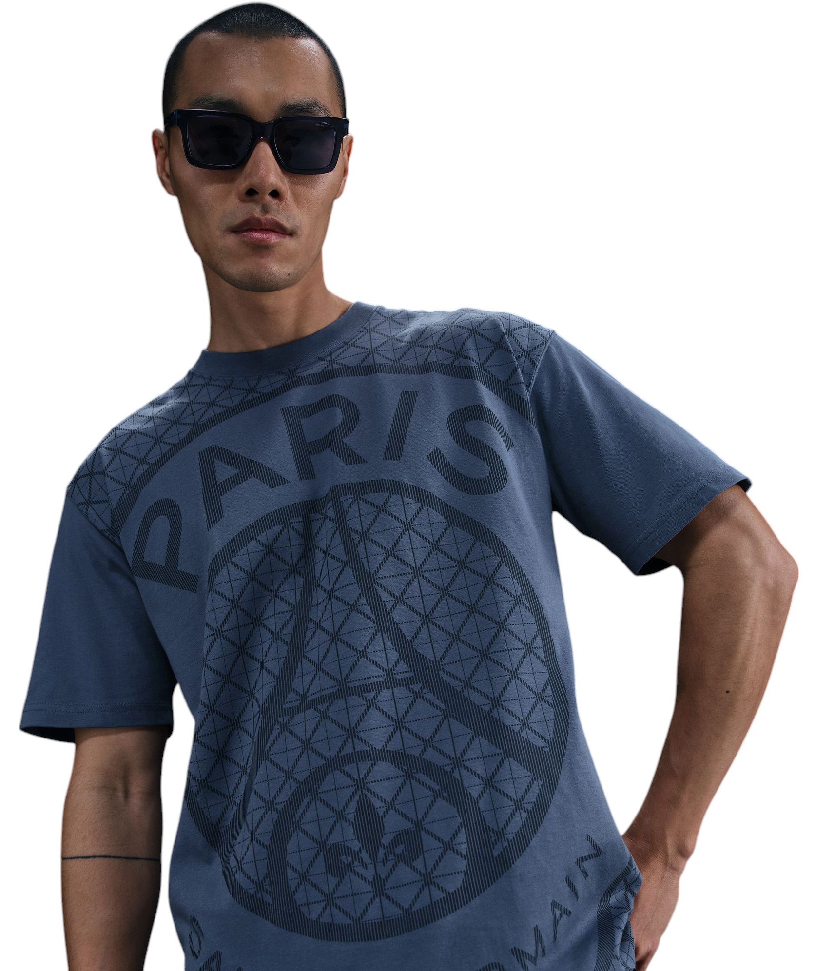 Nike Men's Paris Saint-Germain Blue Graph T-Shirt product image