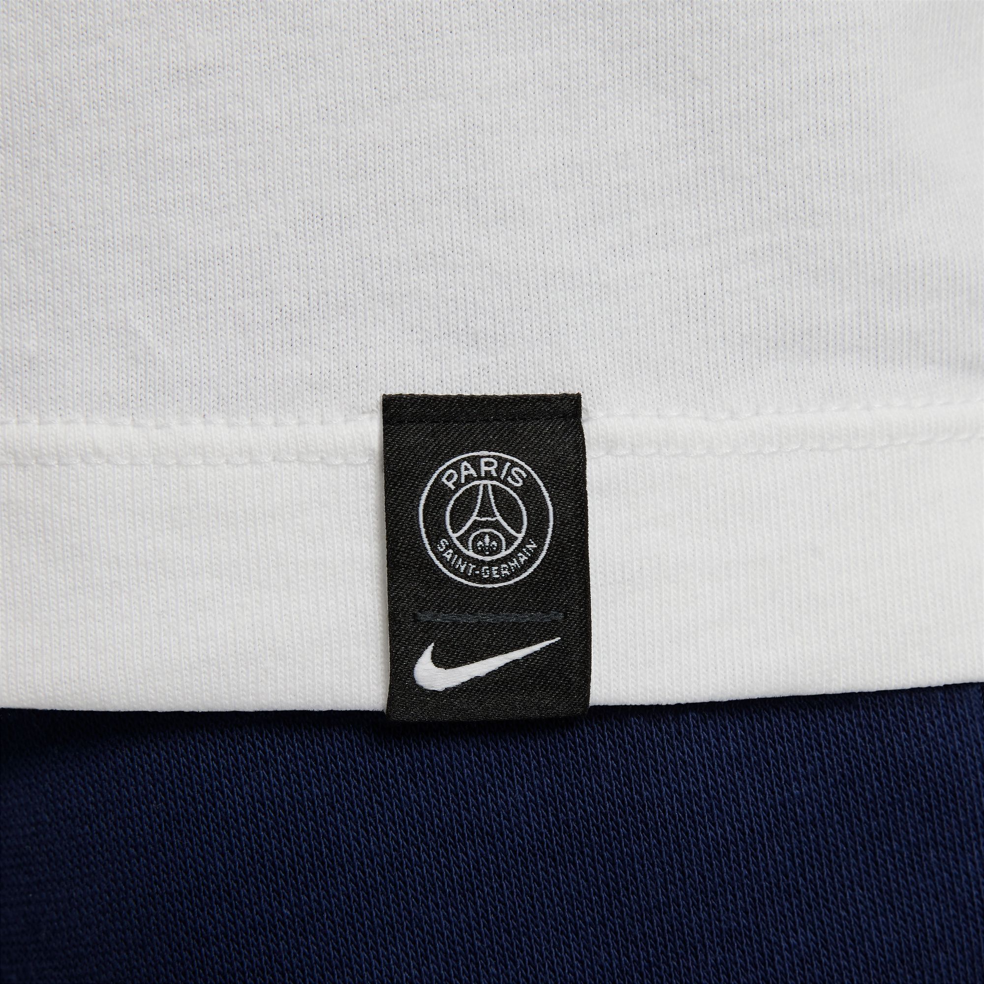 Nike Youth Paris Saint-Germain White Team Wordmark T-Shirt product image