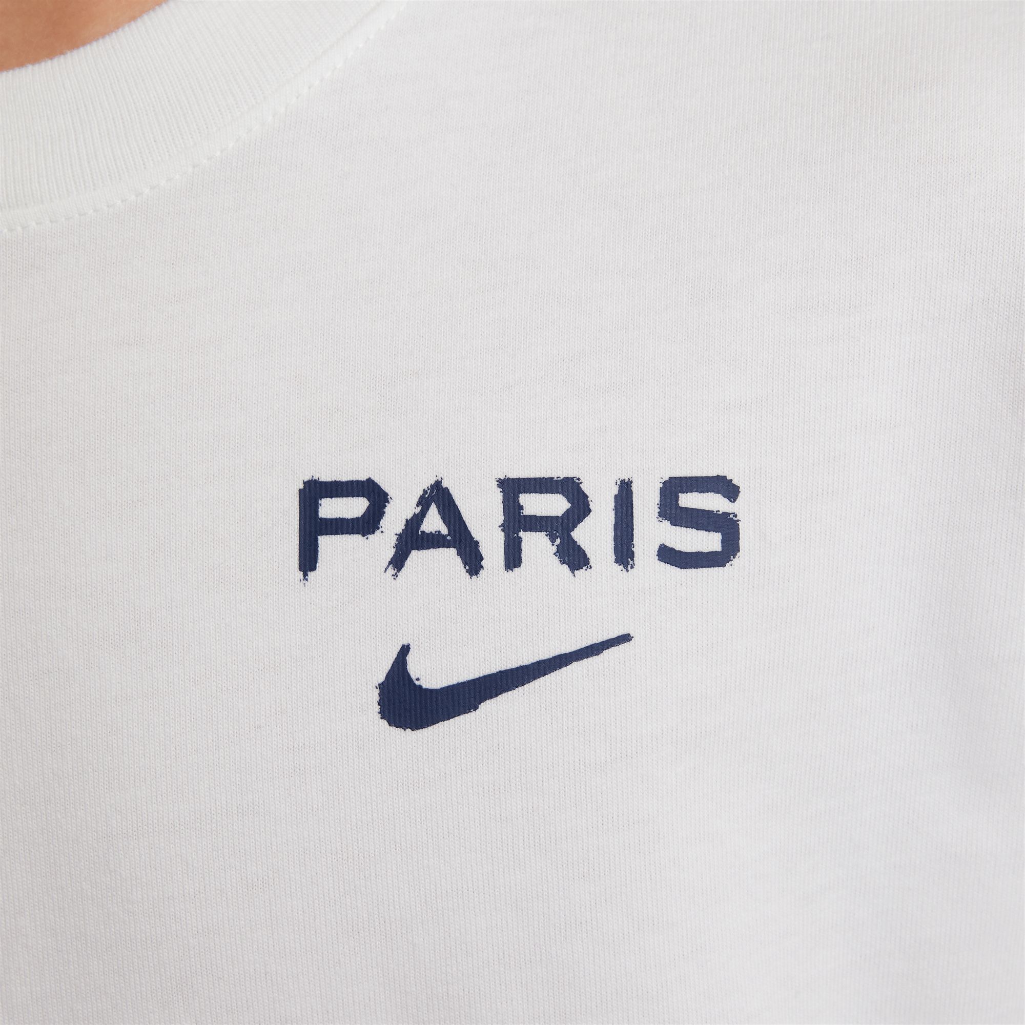 Nike Youth Paris Saint-Germain White Team Wordmark T-Shirt product image