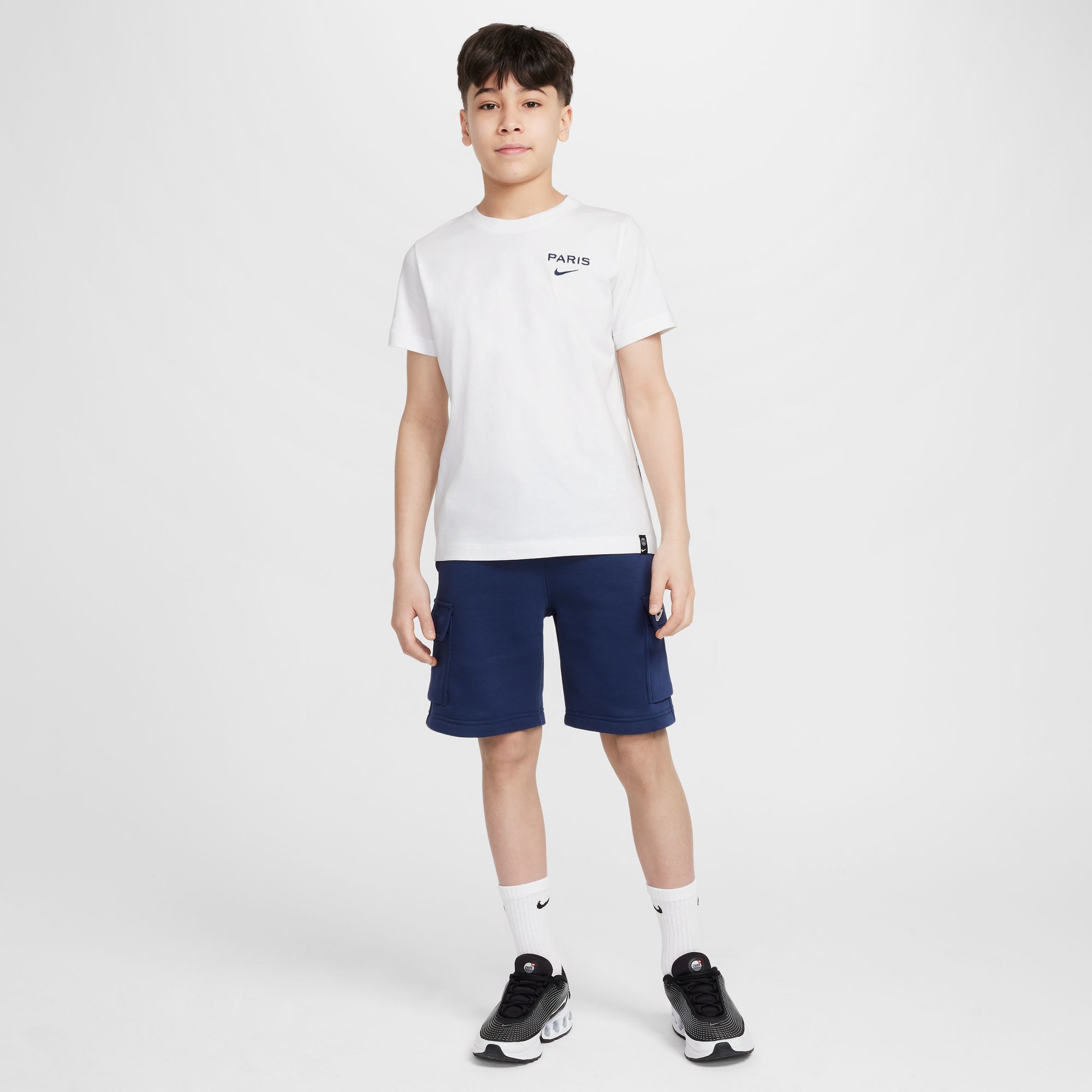 Nike Youth Paris Saint-Germain White Team Wordmark T-Shirt product image