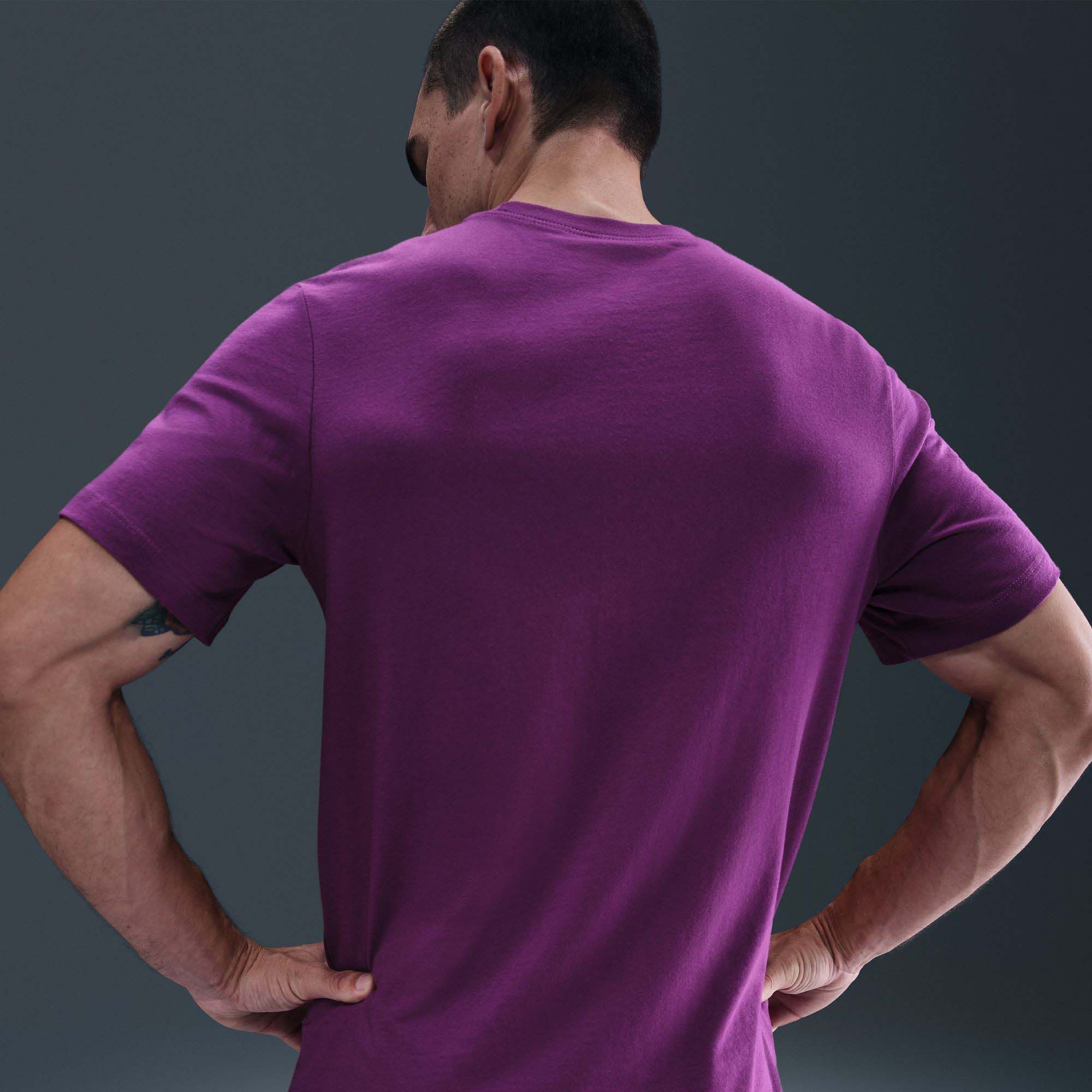 Nike Men's FC Barcelona 2025 Purple T90 Wordmark T-Shirt product image