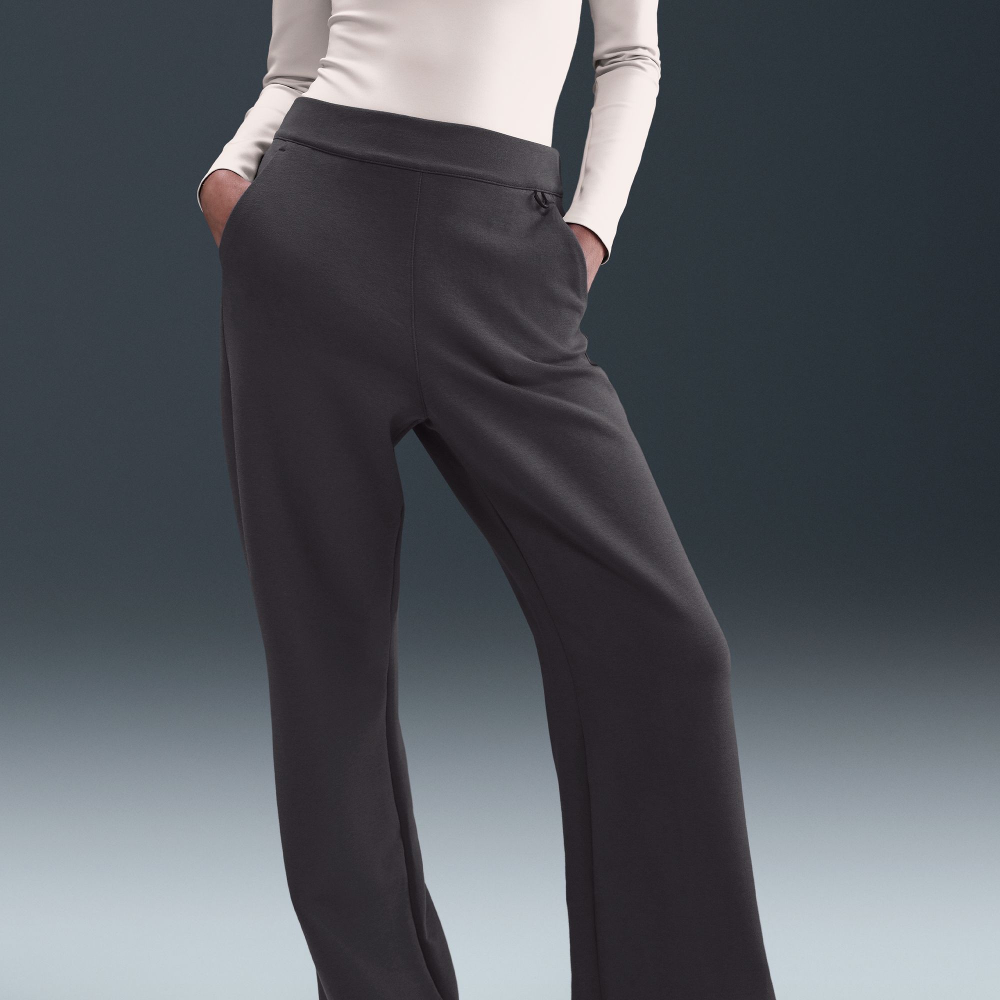 Nike Women's 24.7 ImpossiblySoft Dri-FIT High-Waisted Loose Flared Pants product image