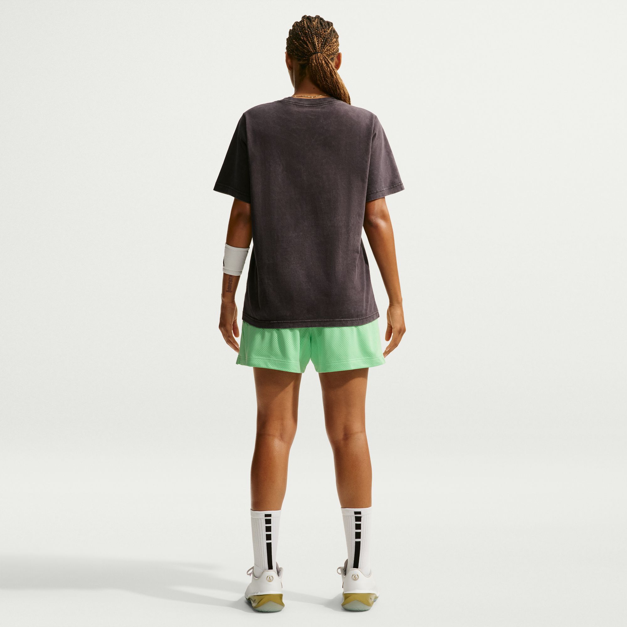 Nike Women's Essential Dri-FIT 4" Mesh Basketball Shorts product image