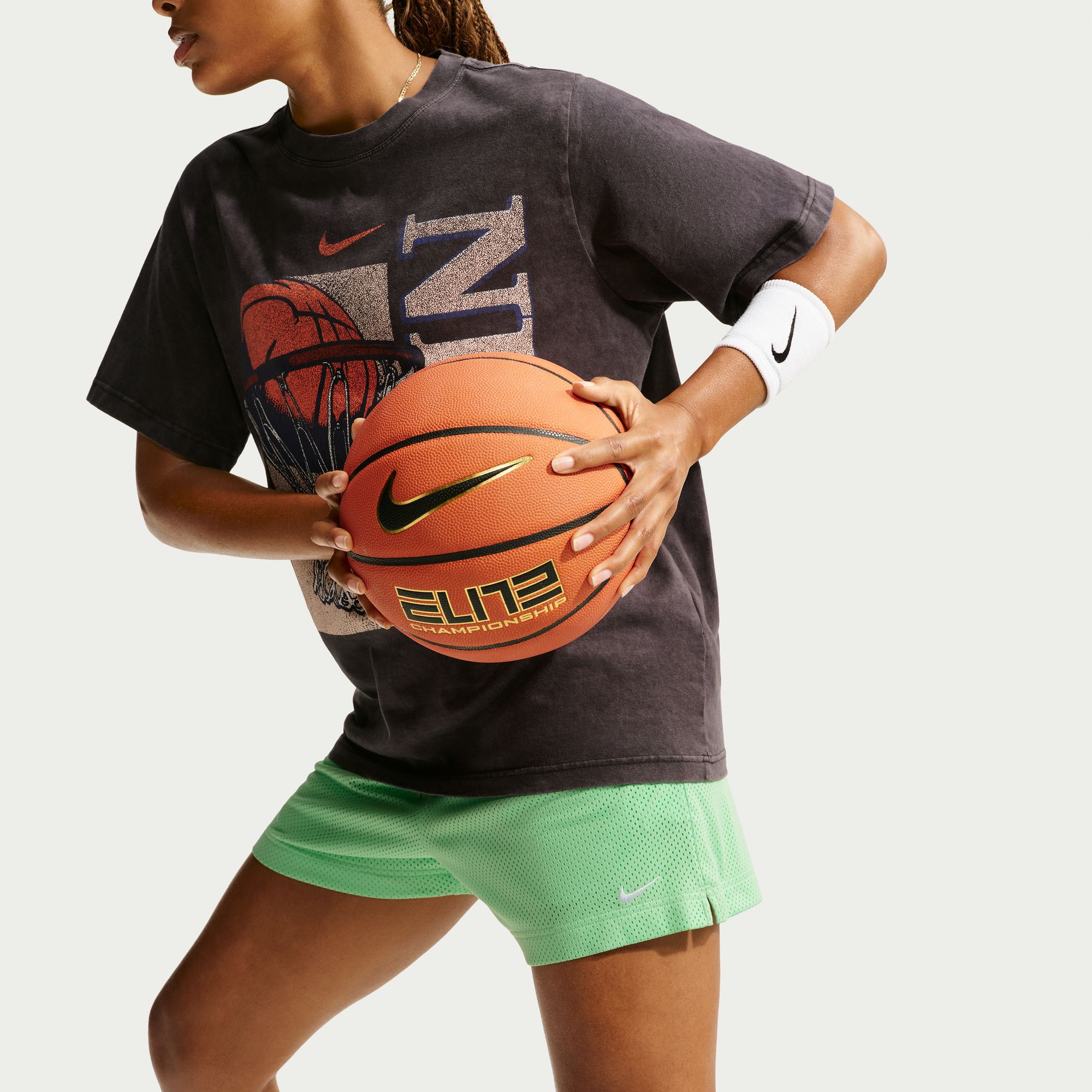 Nike Women's Essential Dri-FIT 4" Mesh Basketball Shorts product image