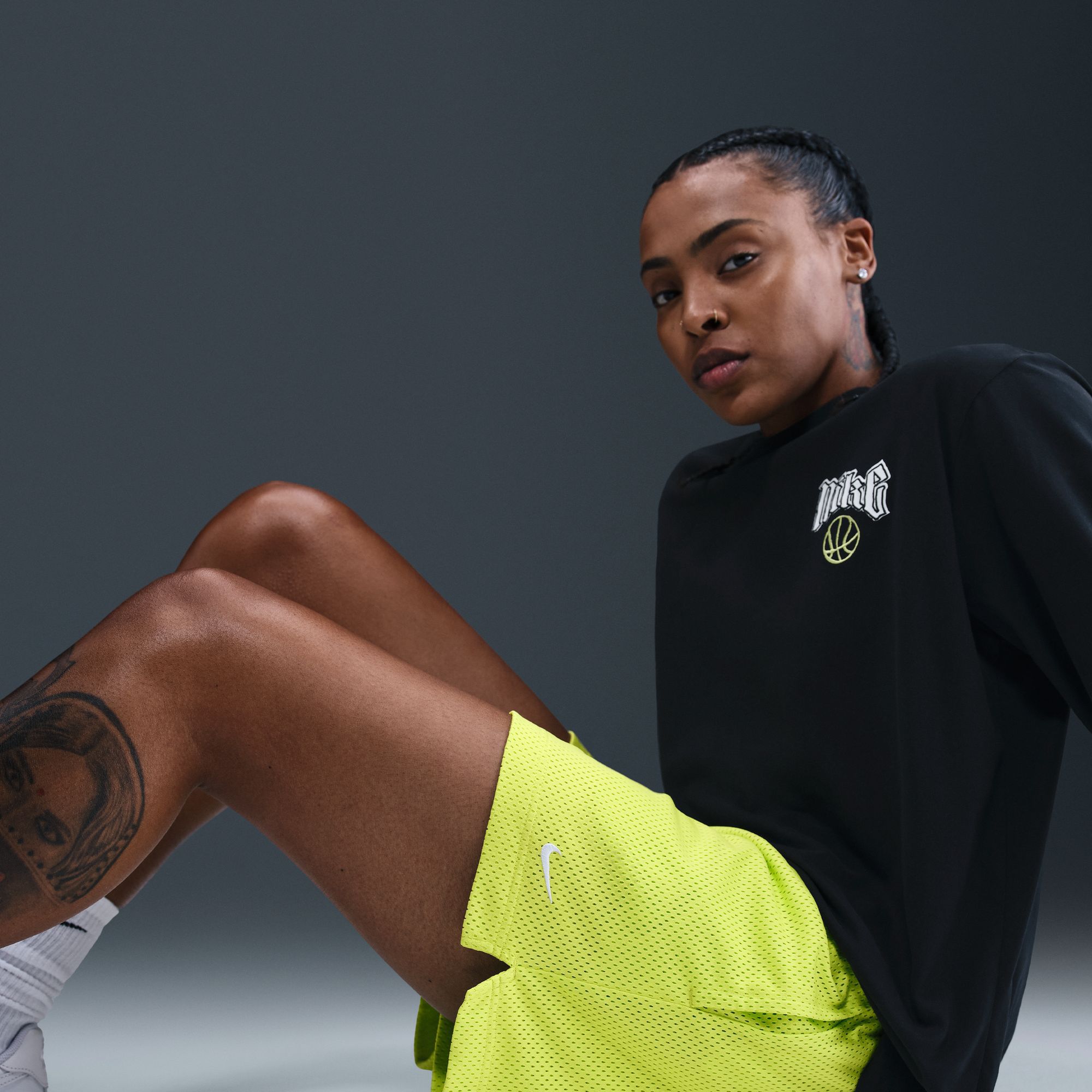 Nike Women's Essential Dri-FIT 4" Mesh Basketball Shorts product image