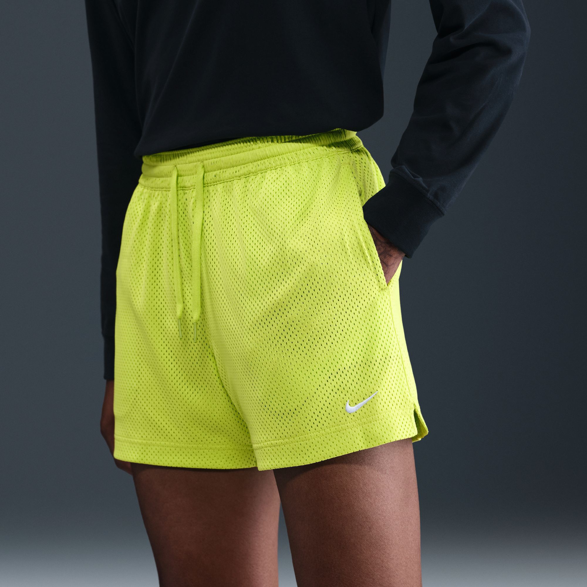 Nike Women's Essential Dri-FIT 4" Mesh Basketball Shorts product image