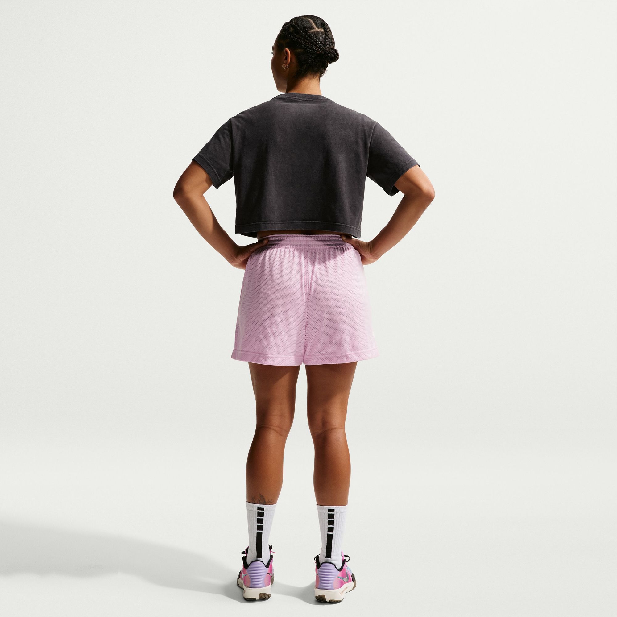 Nike Women's Essential Dri-FIT 4" Mesh Basketball Shorts product image