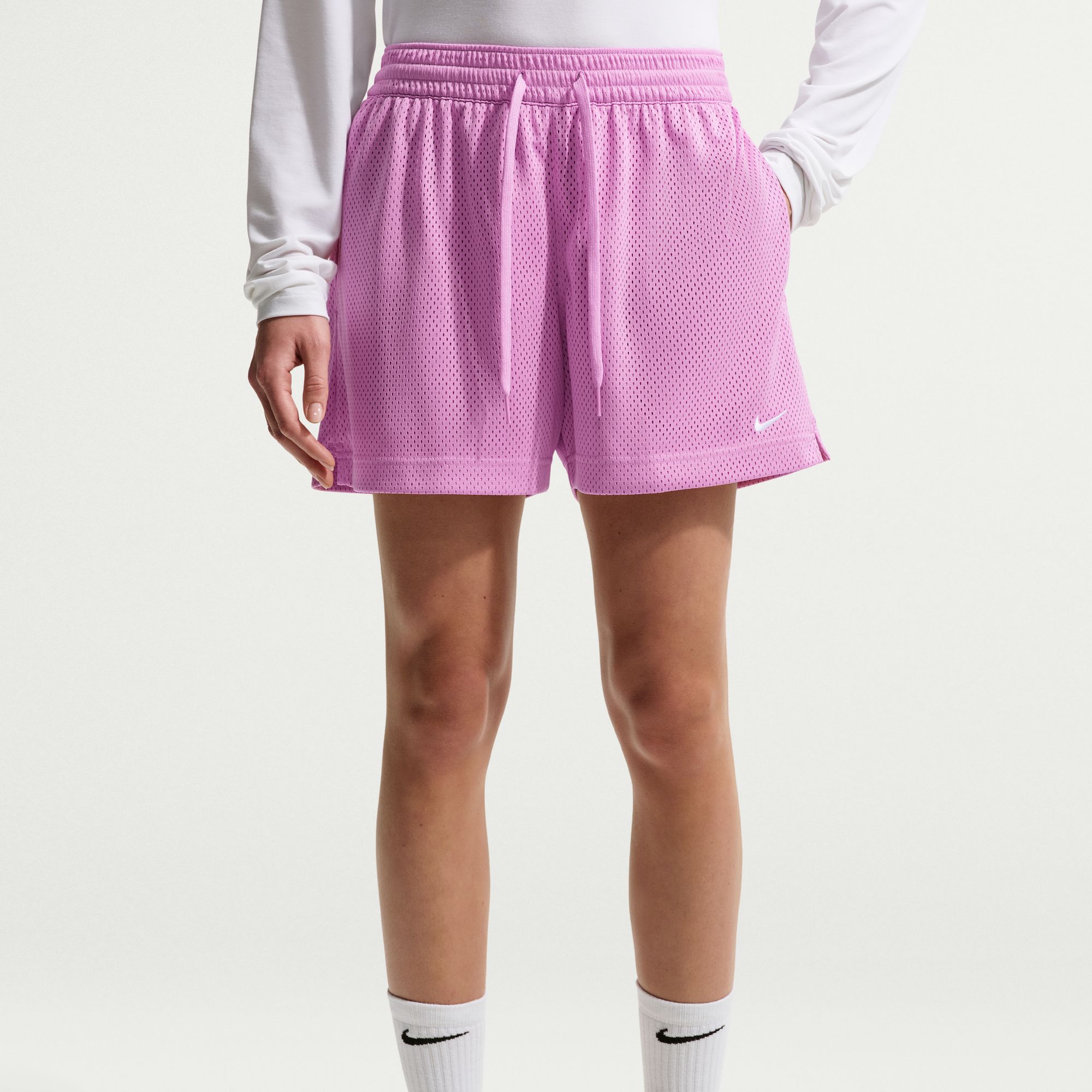 Nike Women's Essential Dri-FIT 4" Mesh Basketball Shorts product image