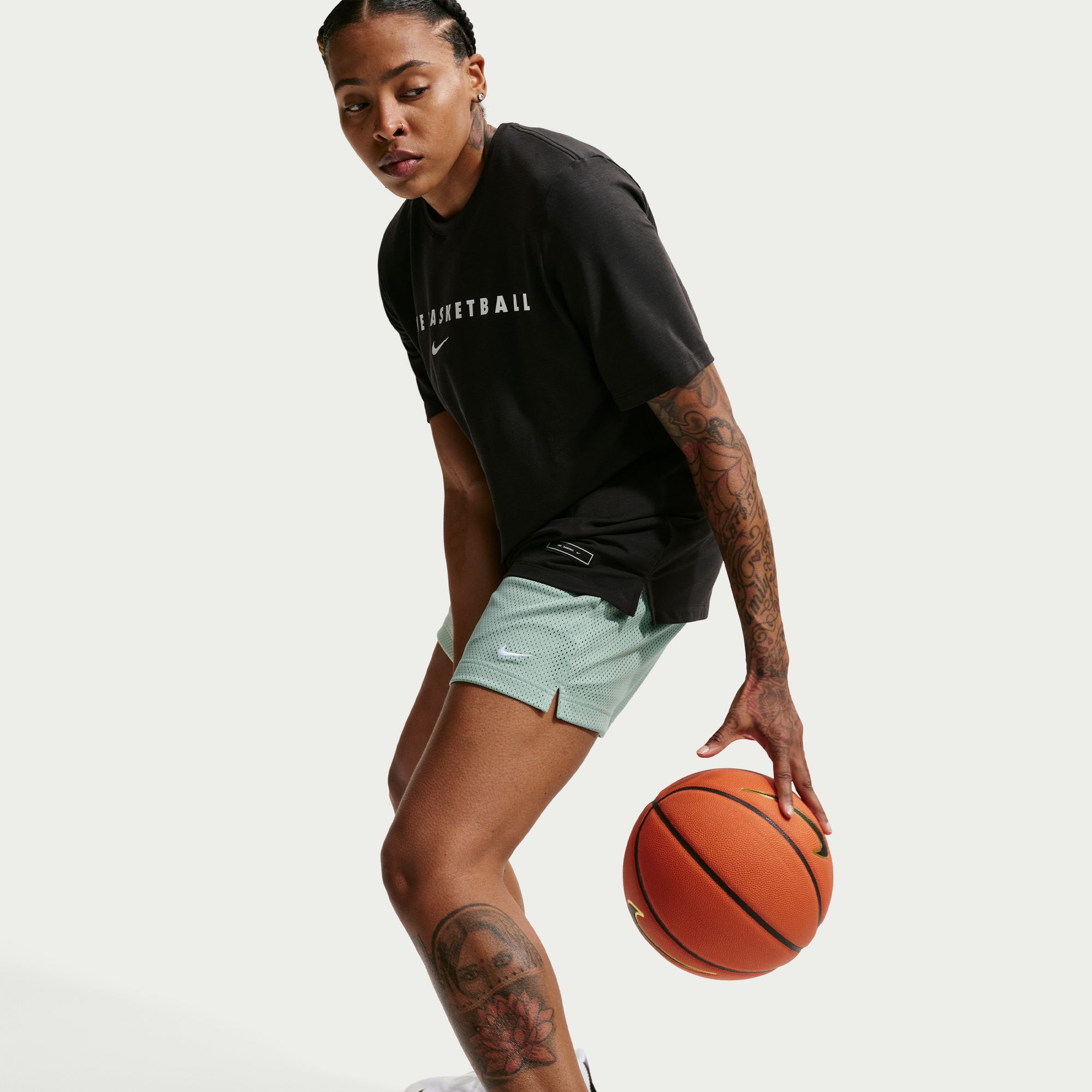 Nike Women's Essential Dri-FIT 4" Mesh Basketball Shorts product image