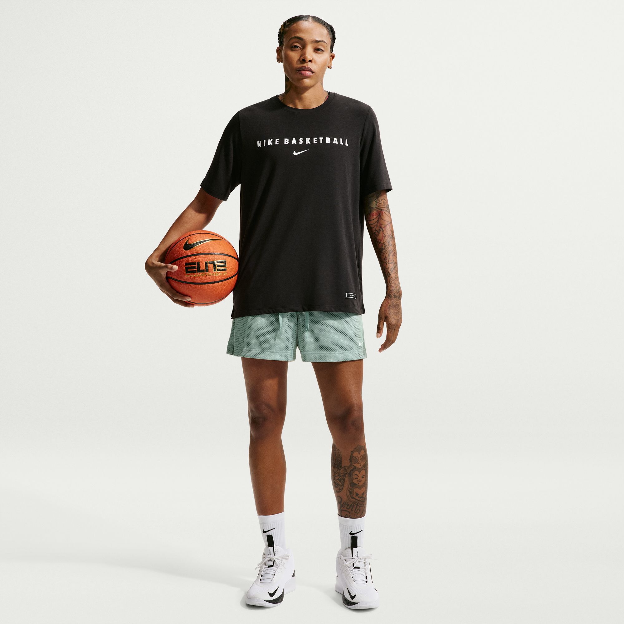 Nike Women's Essential Dri-FIT 4" Mesh Basketball Shorts product image