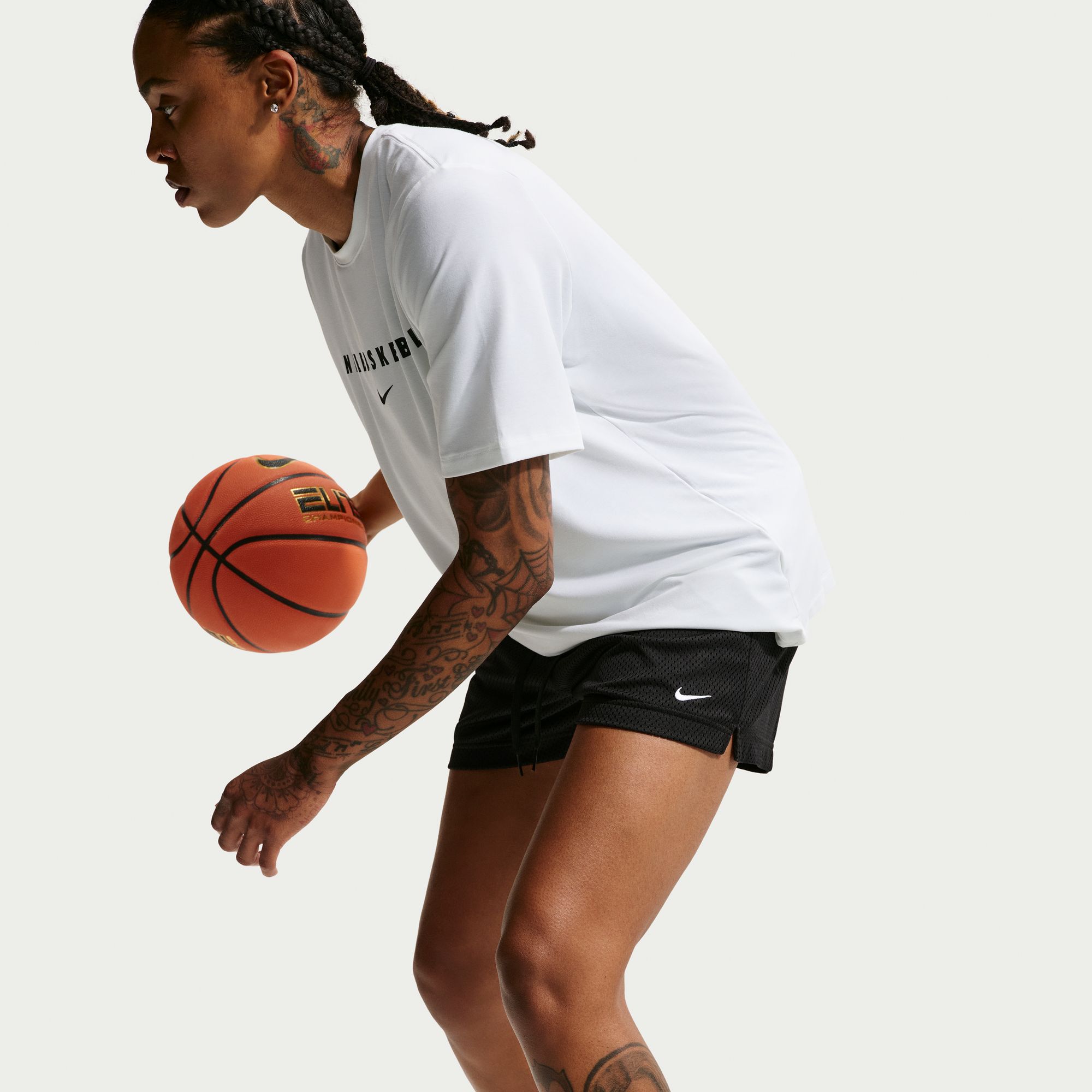 Nike Women's Essential Dri-FIT 4" Mesh Basketball Shorts product image