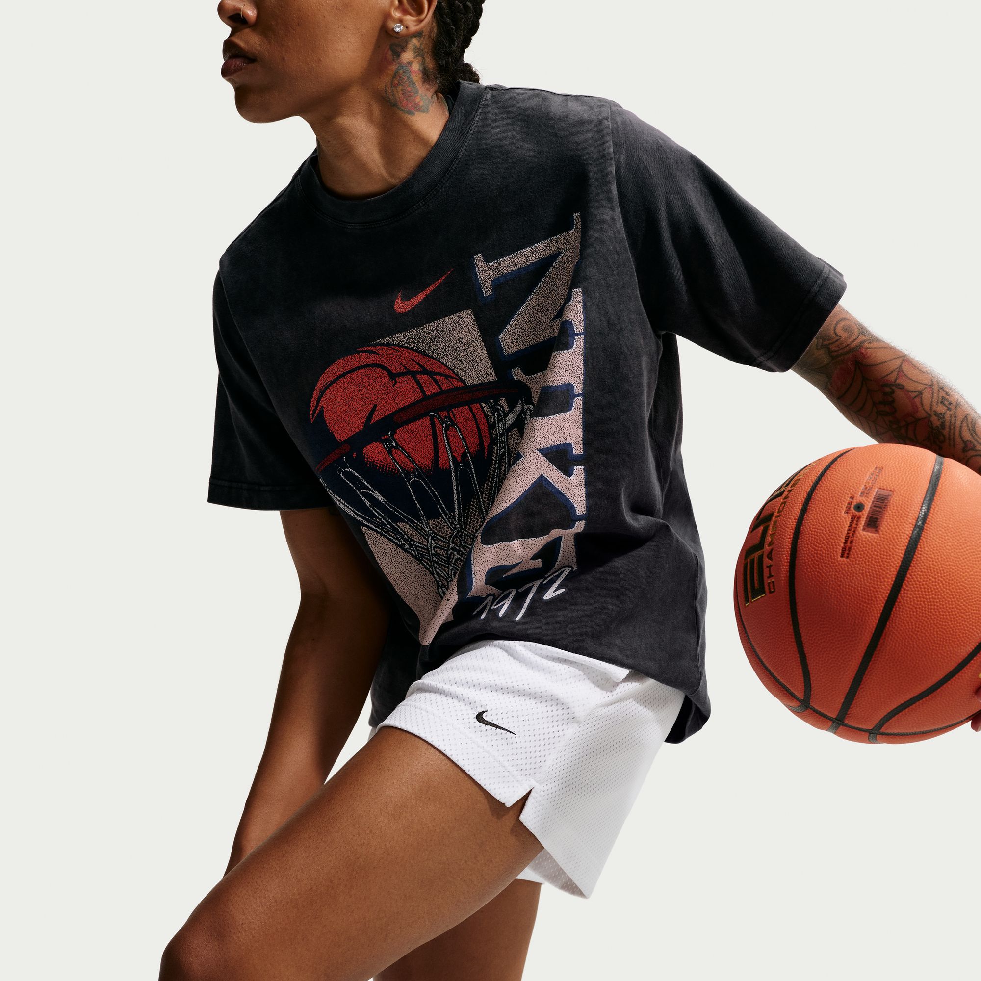 Nike Women's Essential Dri-FIT 4" Mesh Basketball Shorts product image