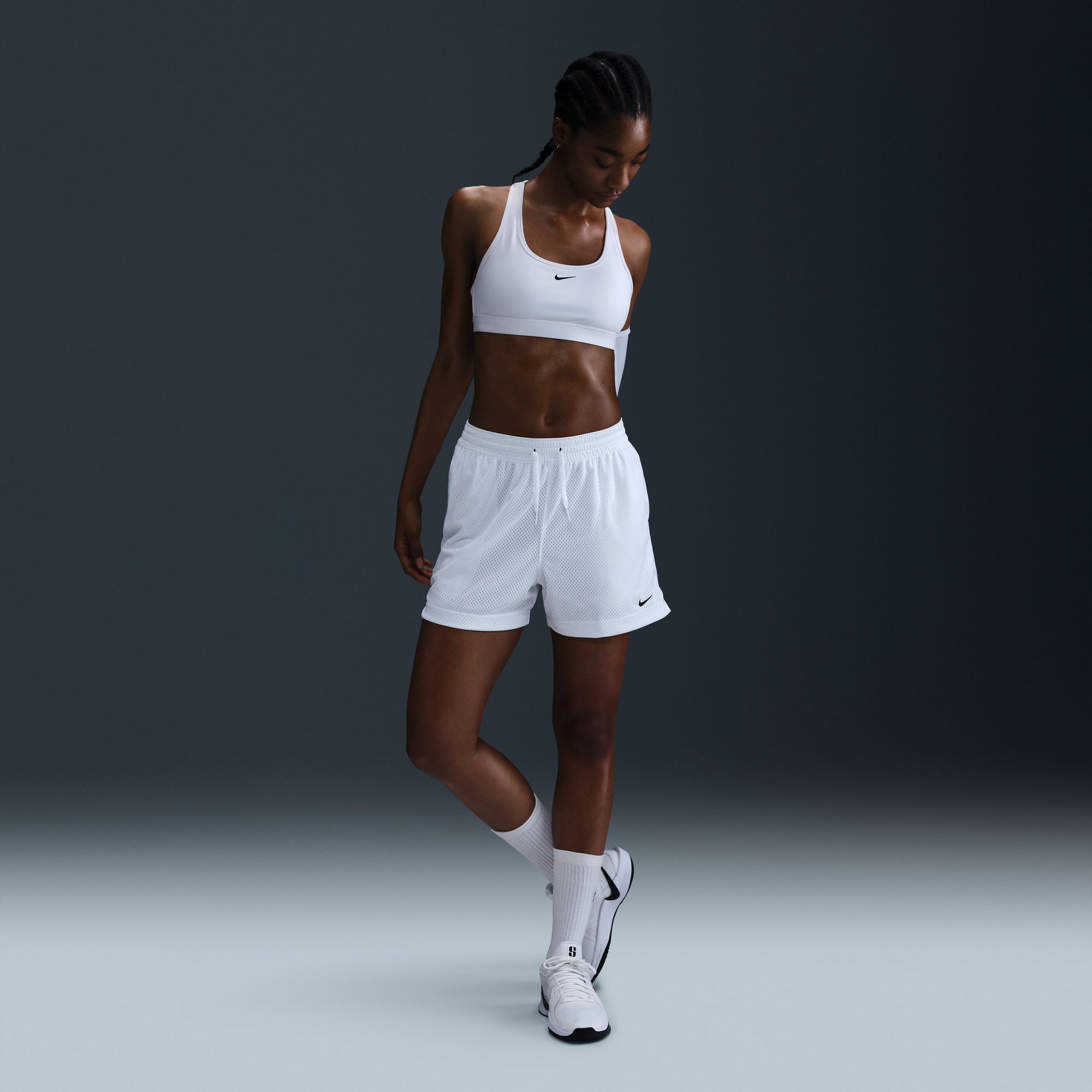 Nike Women's Essential Dri-FIT 4" Mesh Basketball Shorts product image